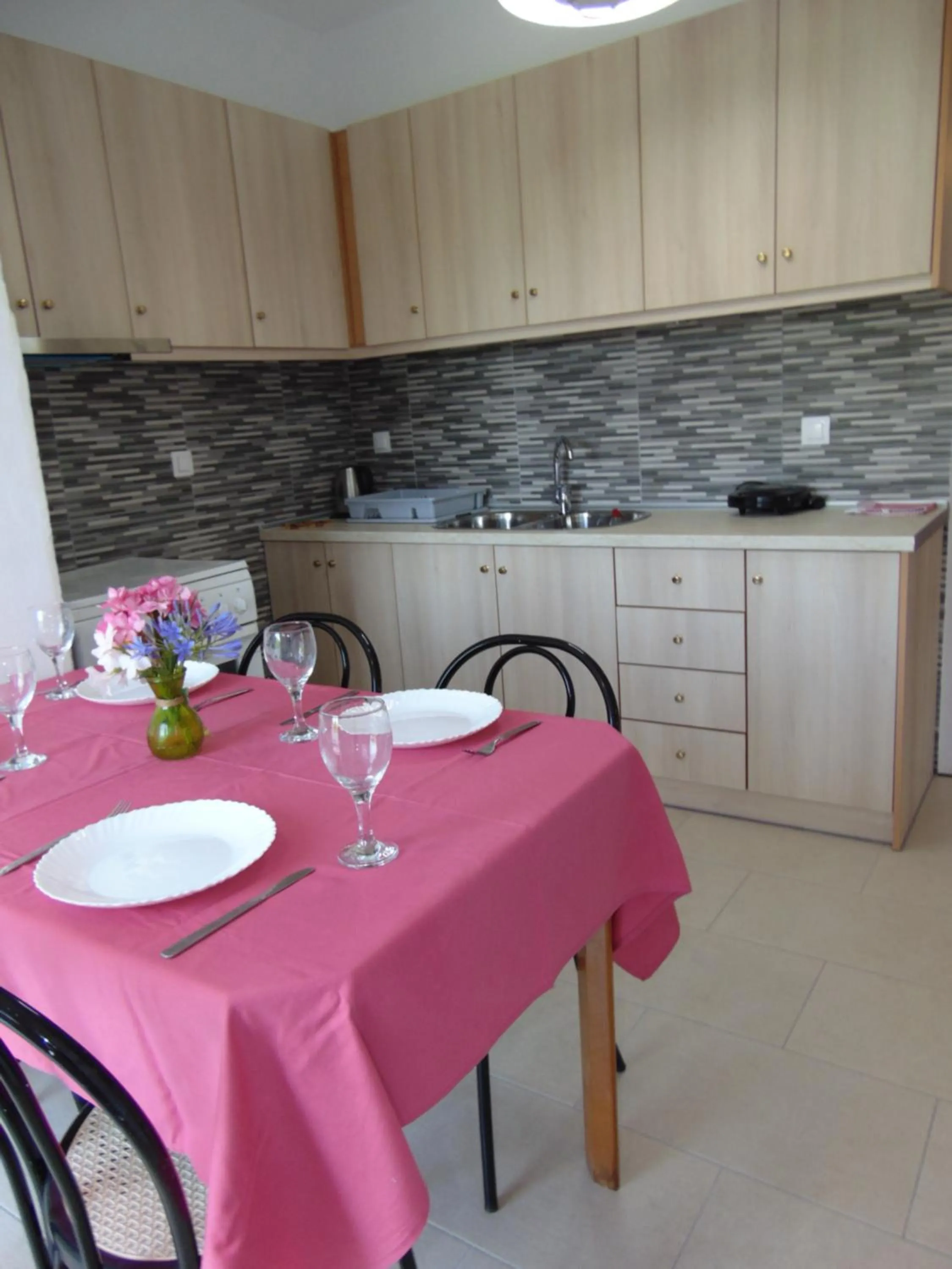 Kitchen or kitchenette in Villa Avra