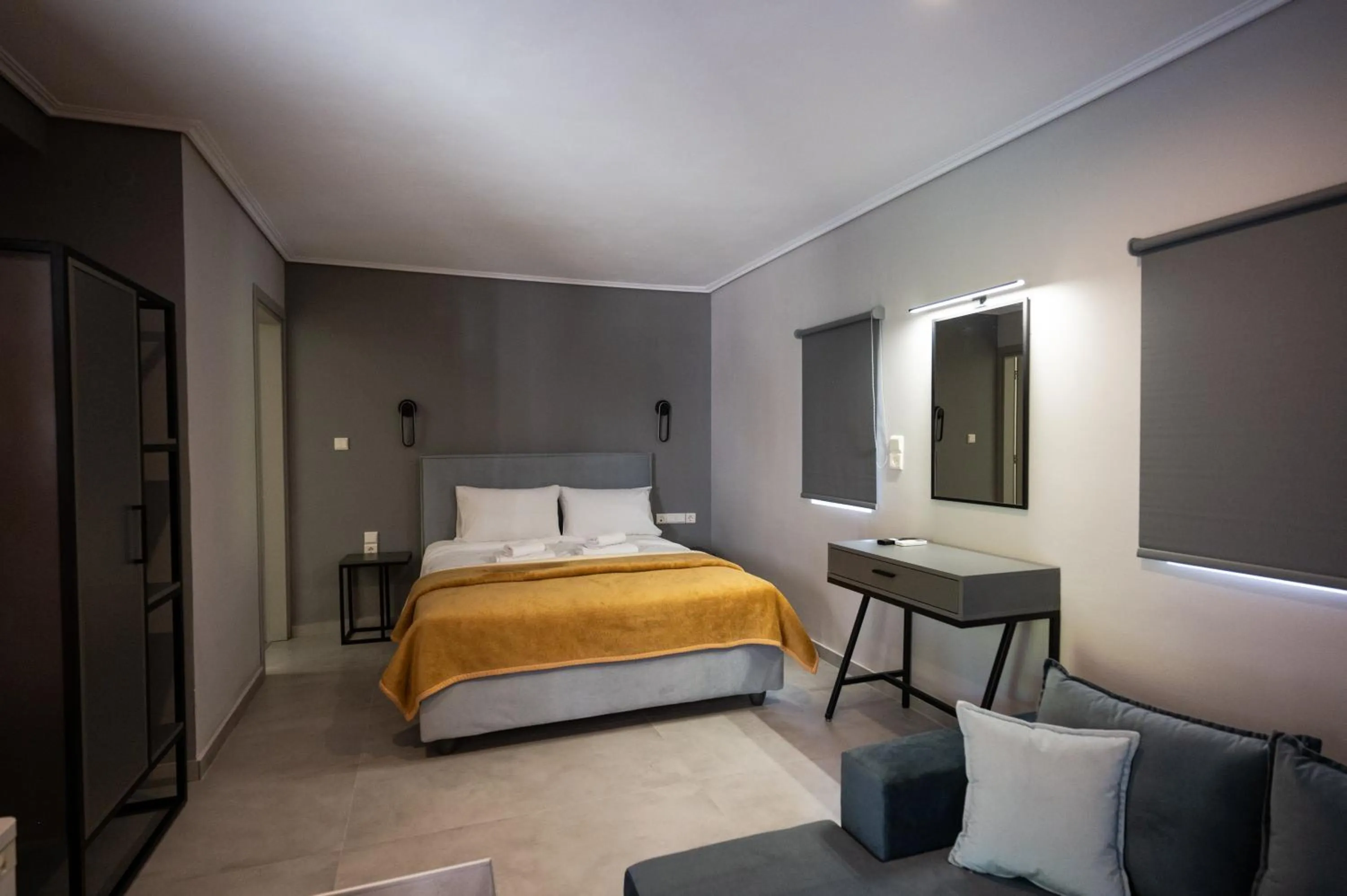 Bed in Kaiafas Lake Hotel