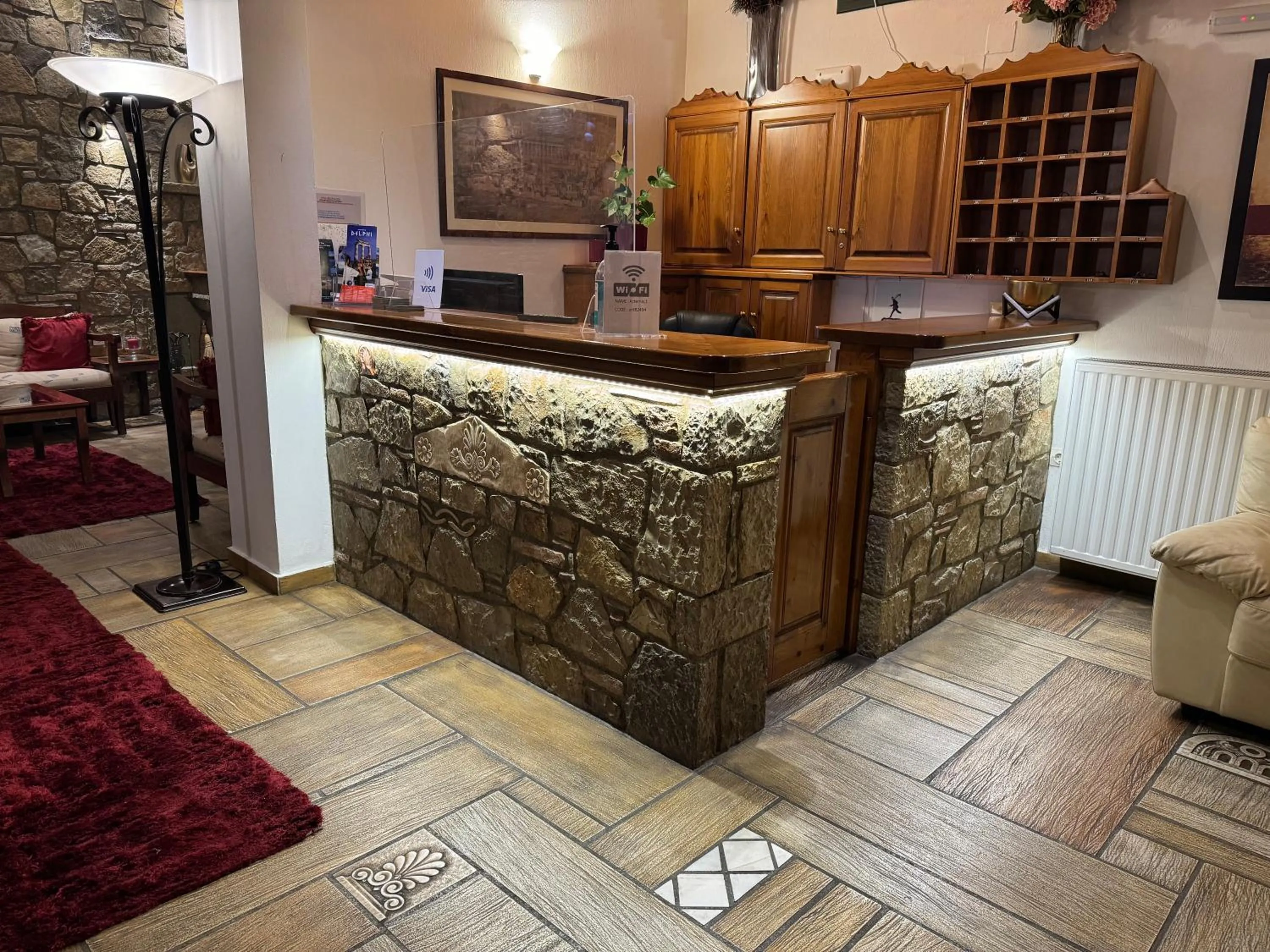 Lobby or reception in Artemis Hotel