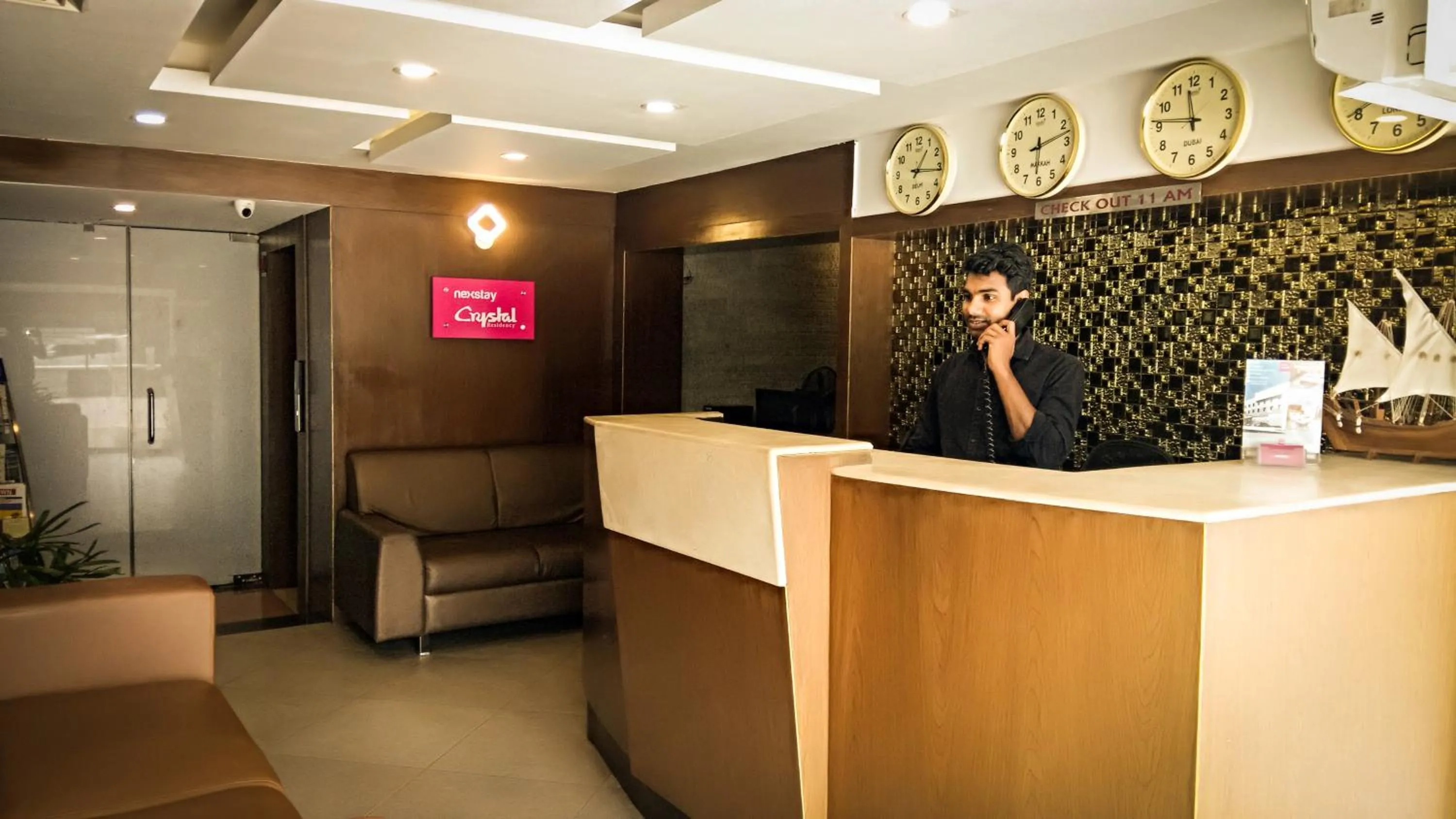 Lobby or reception in Nexstay Crystal Residency