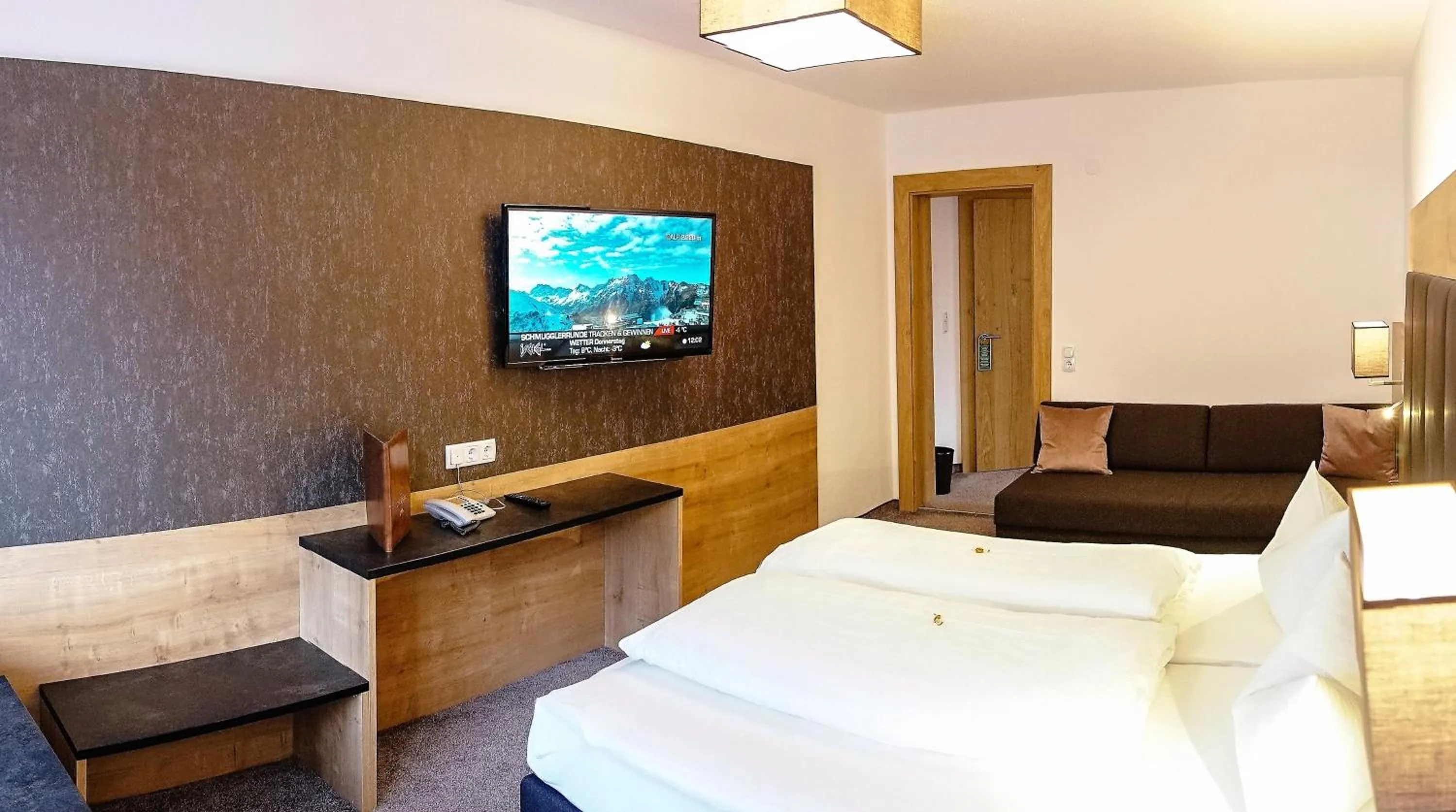 Photo of the whole room, Bed in Hotel St. Nikolaus