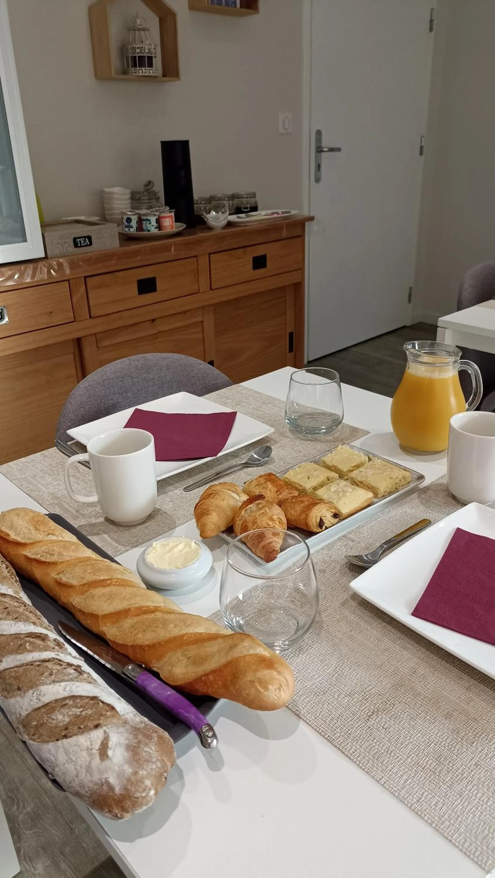 Food and drinks in La clé de vos Rêves