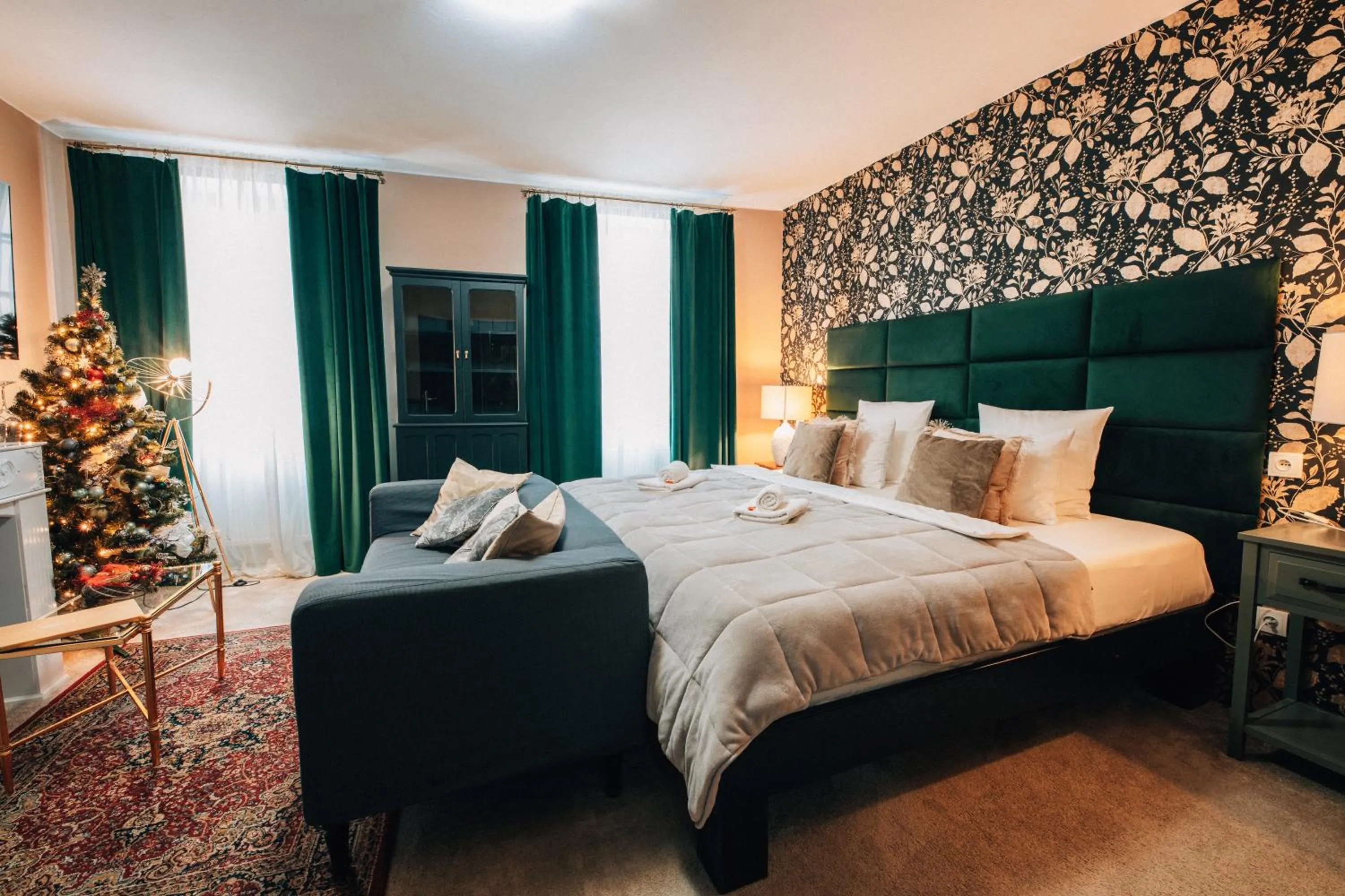 Bed in Hotel Telč