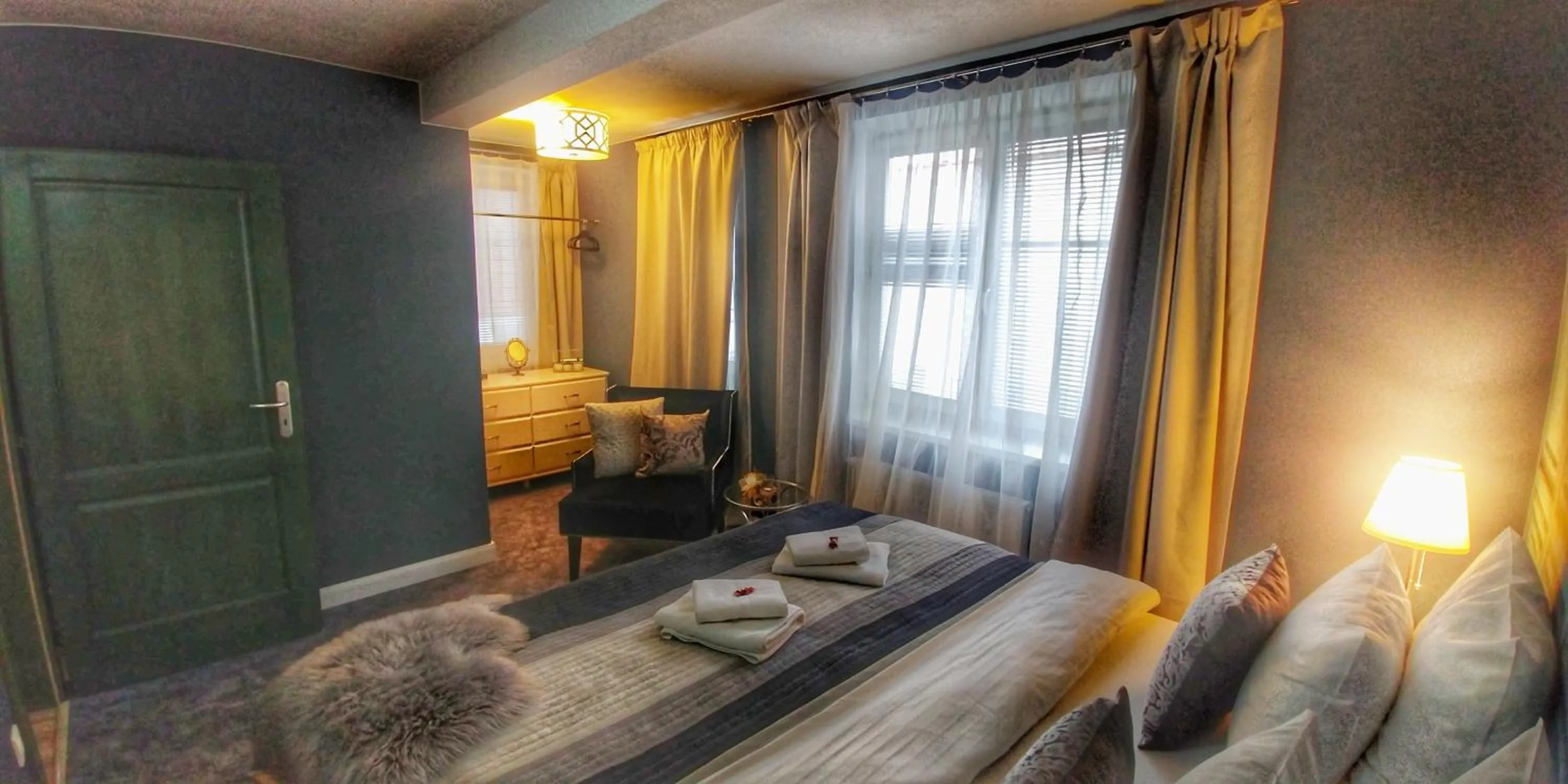 Bed in Hotel Telč