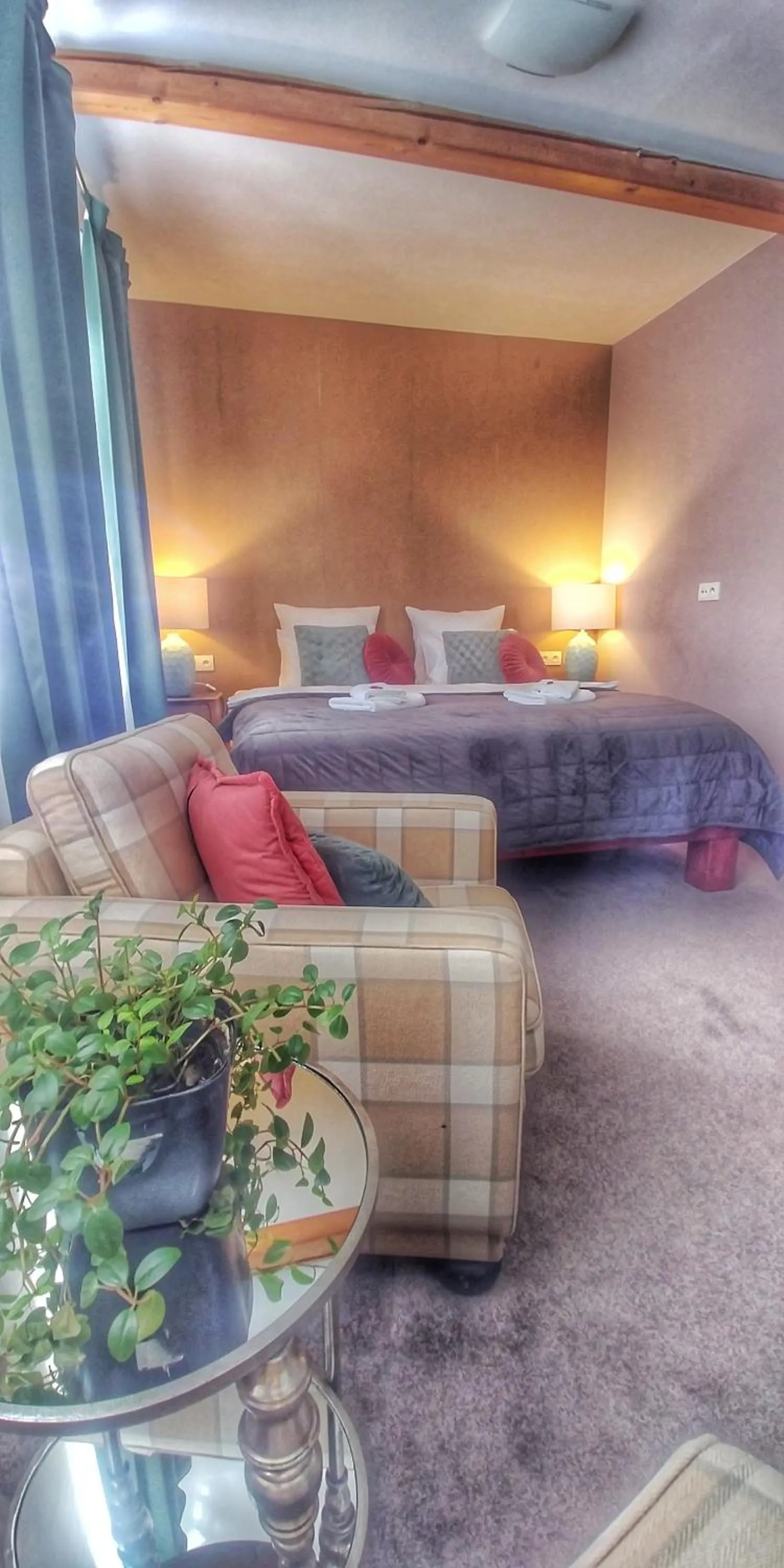 Bed in Hotel Telč
