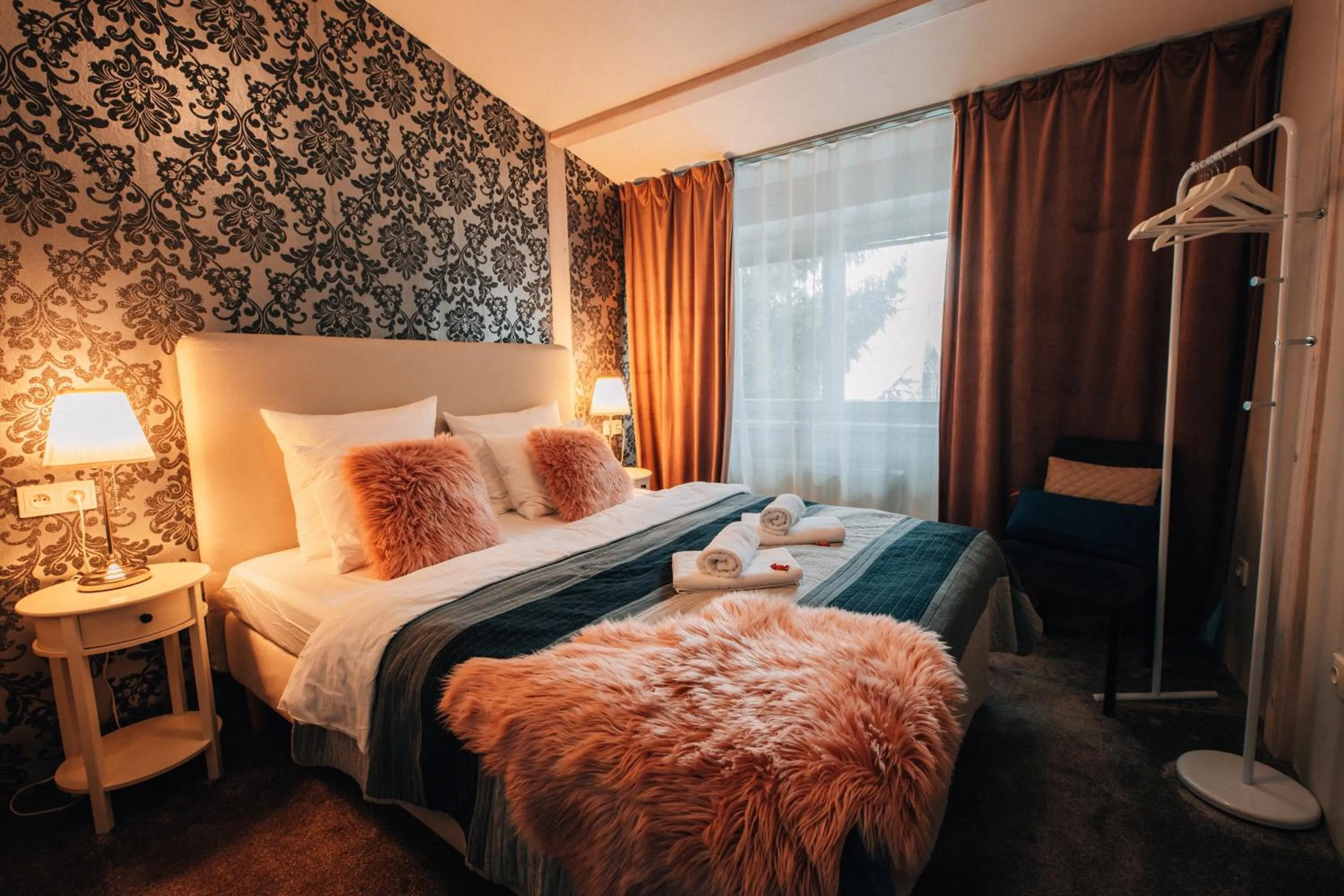Bed in Hotel Telč