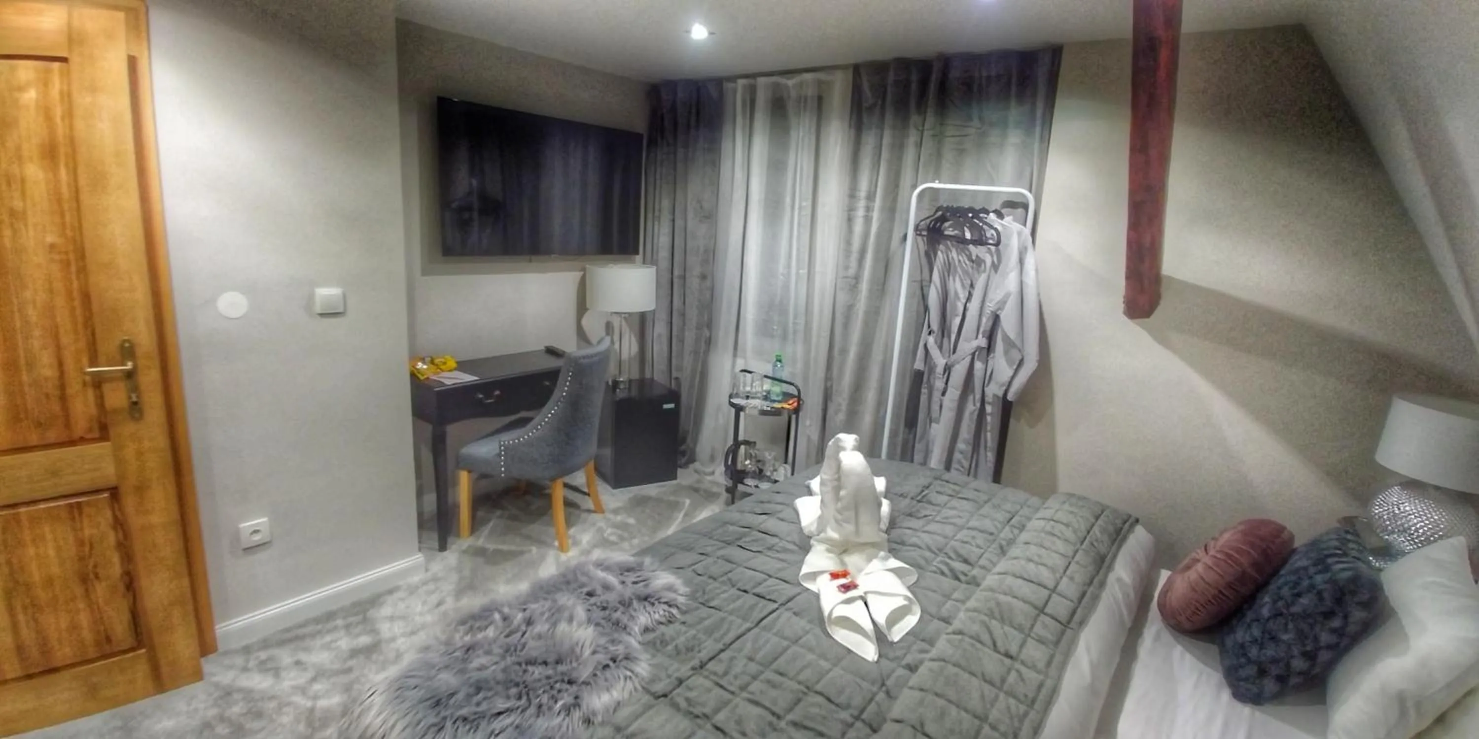 Bed in Hotel Telč