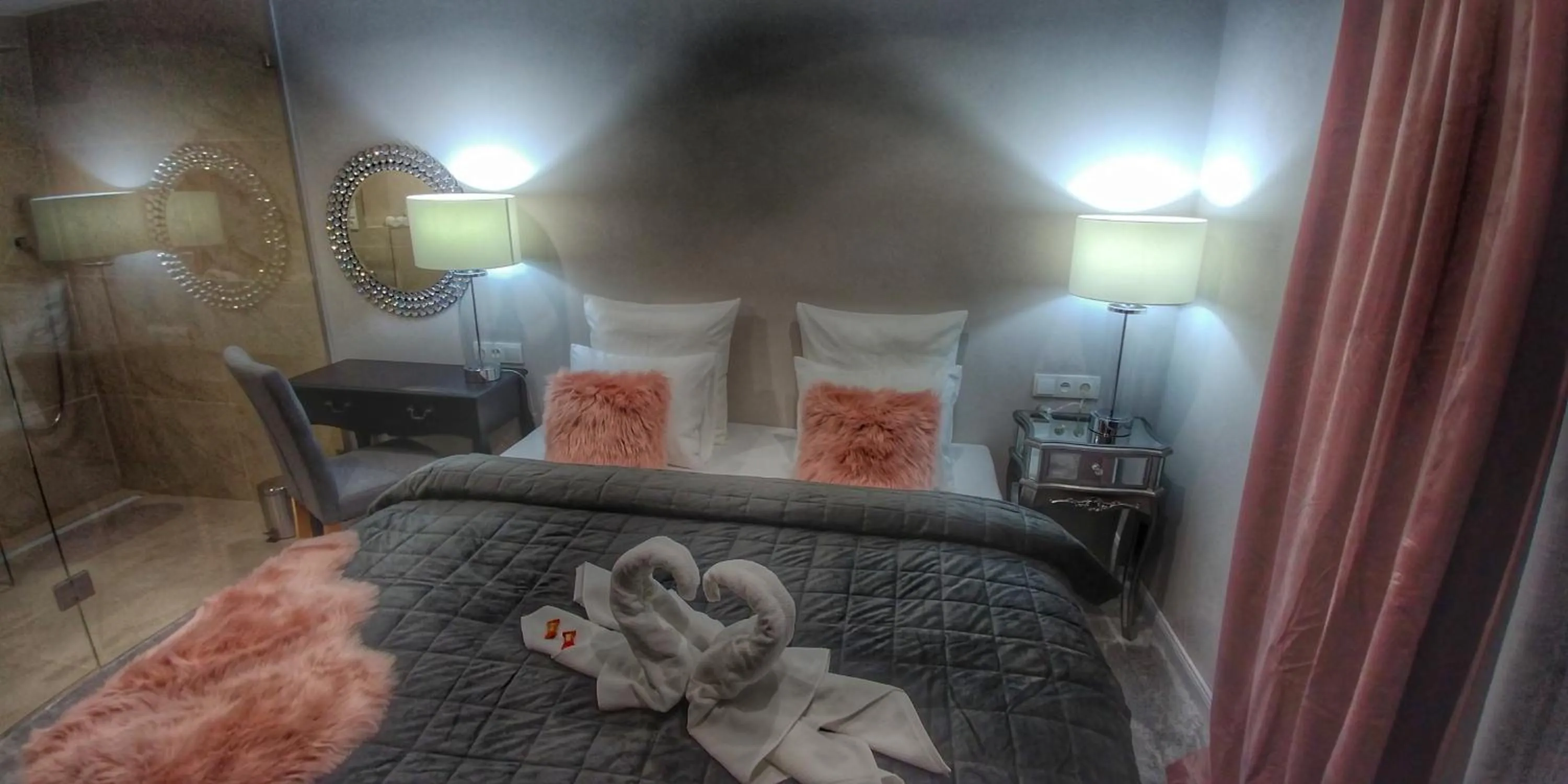 Bed in Hotel Telč