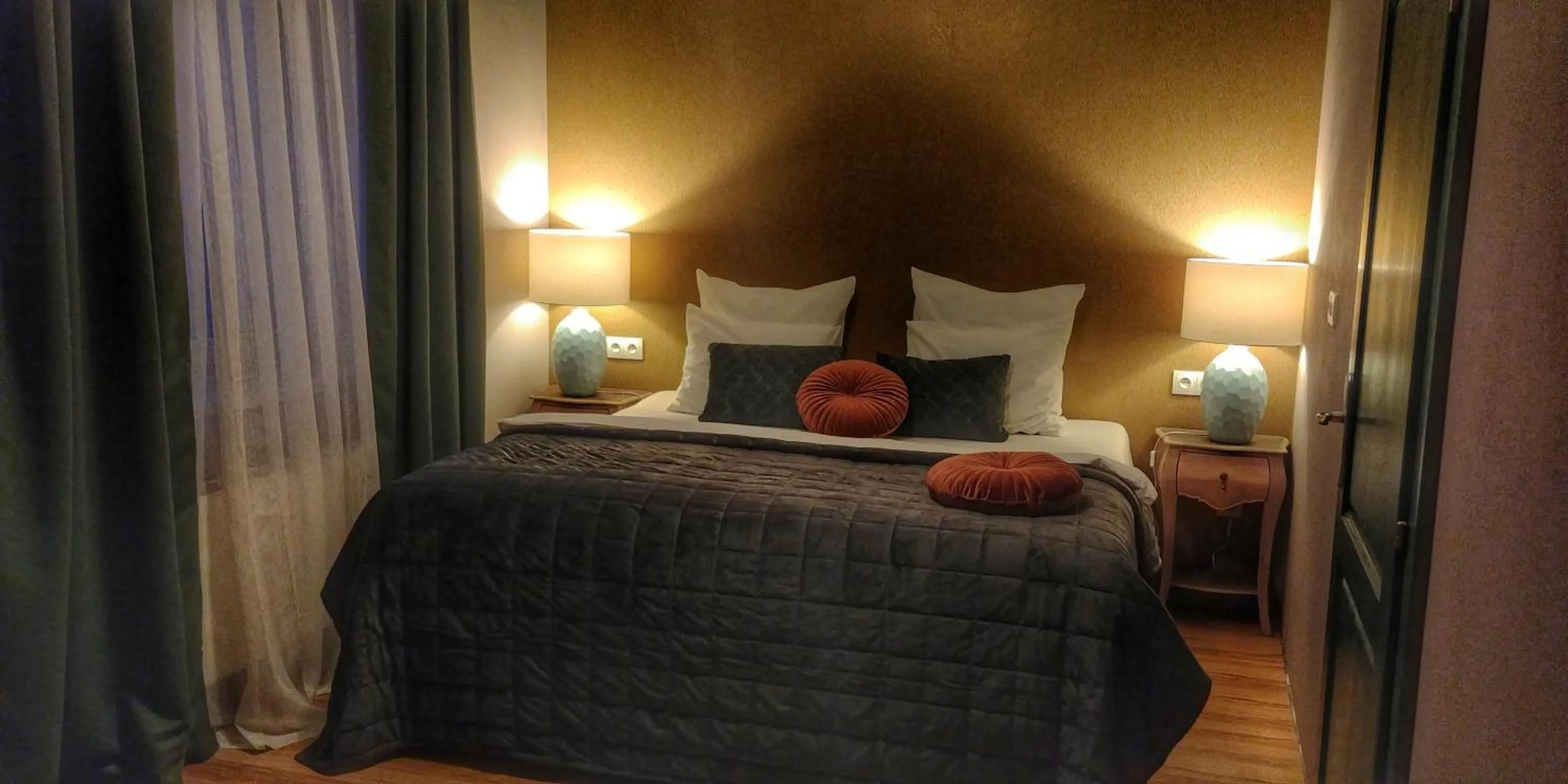 Bed in Hotel Telč