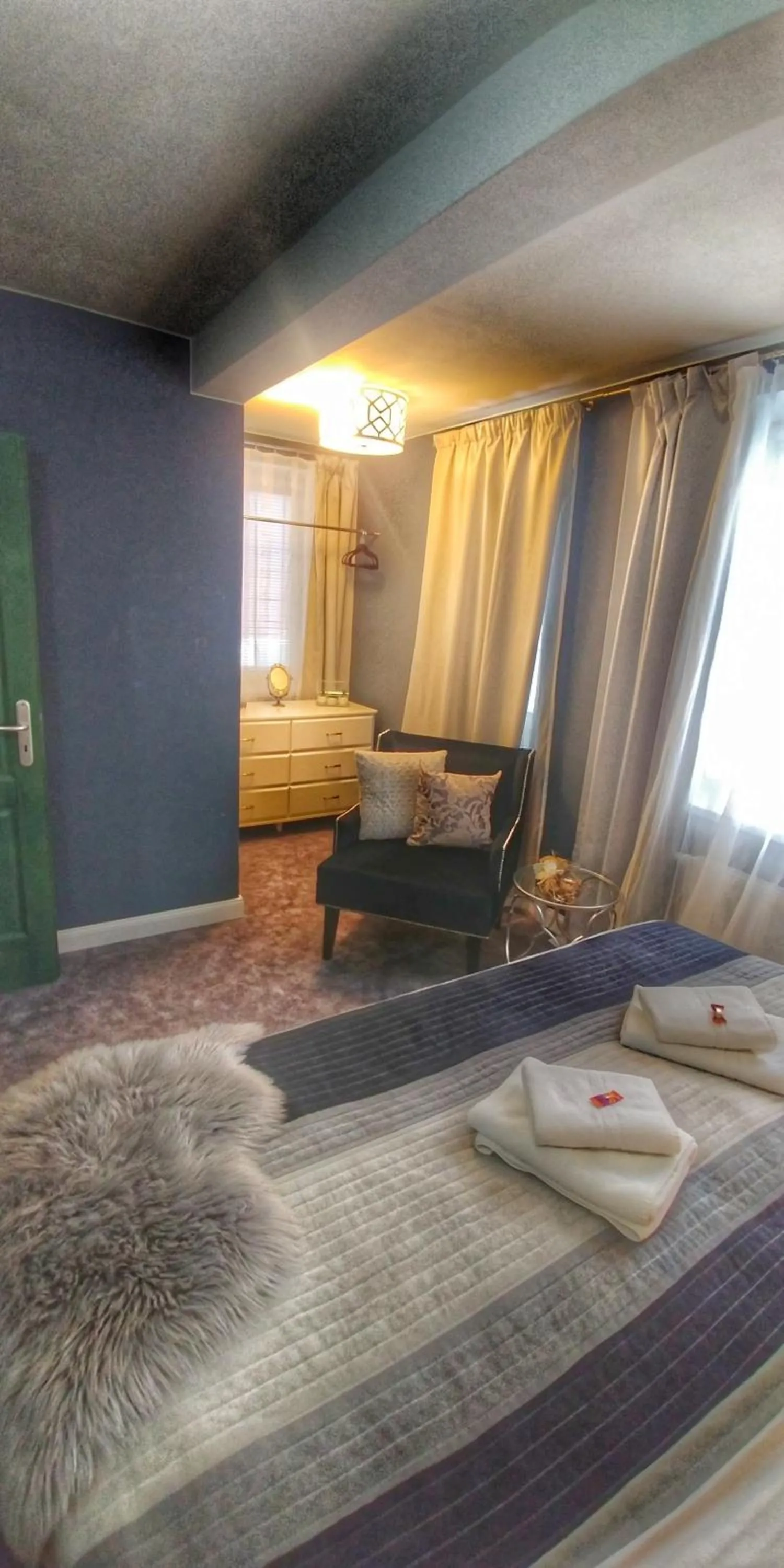 Bed in Hotel Telč