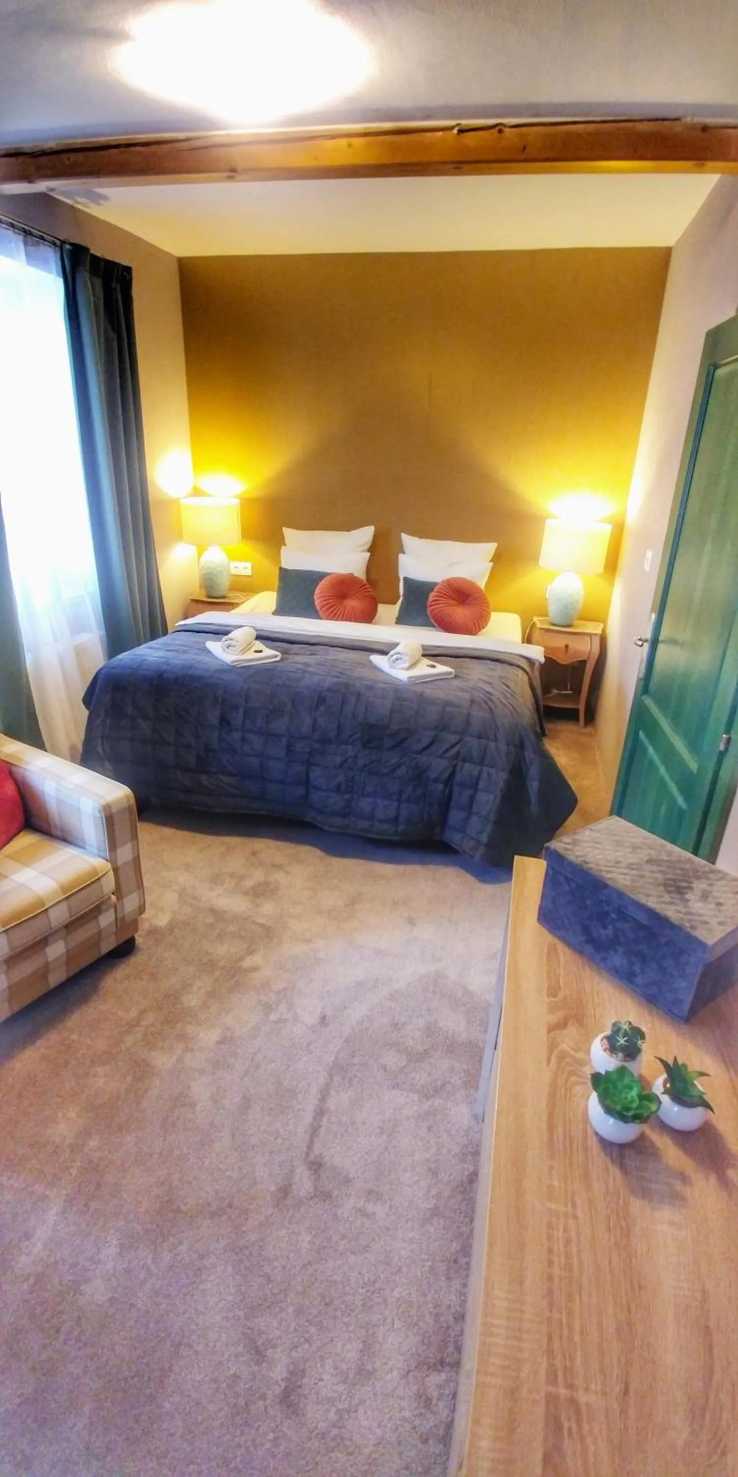 Bed in Hotel Telč