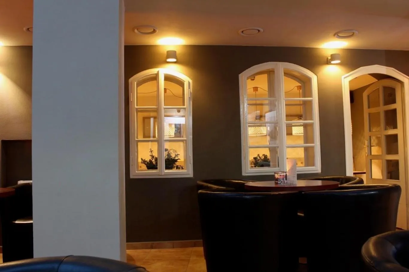 Communal lounge/ TV room in Hotel Telč