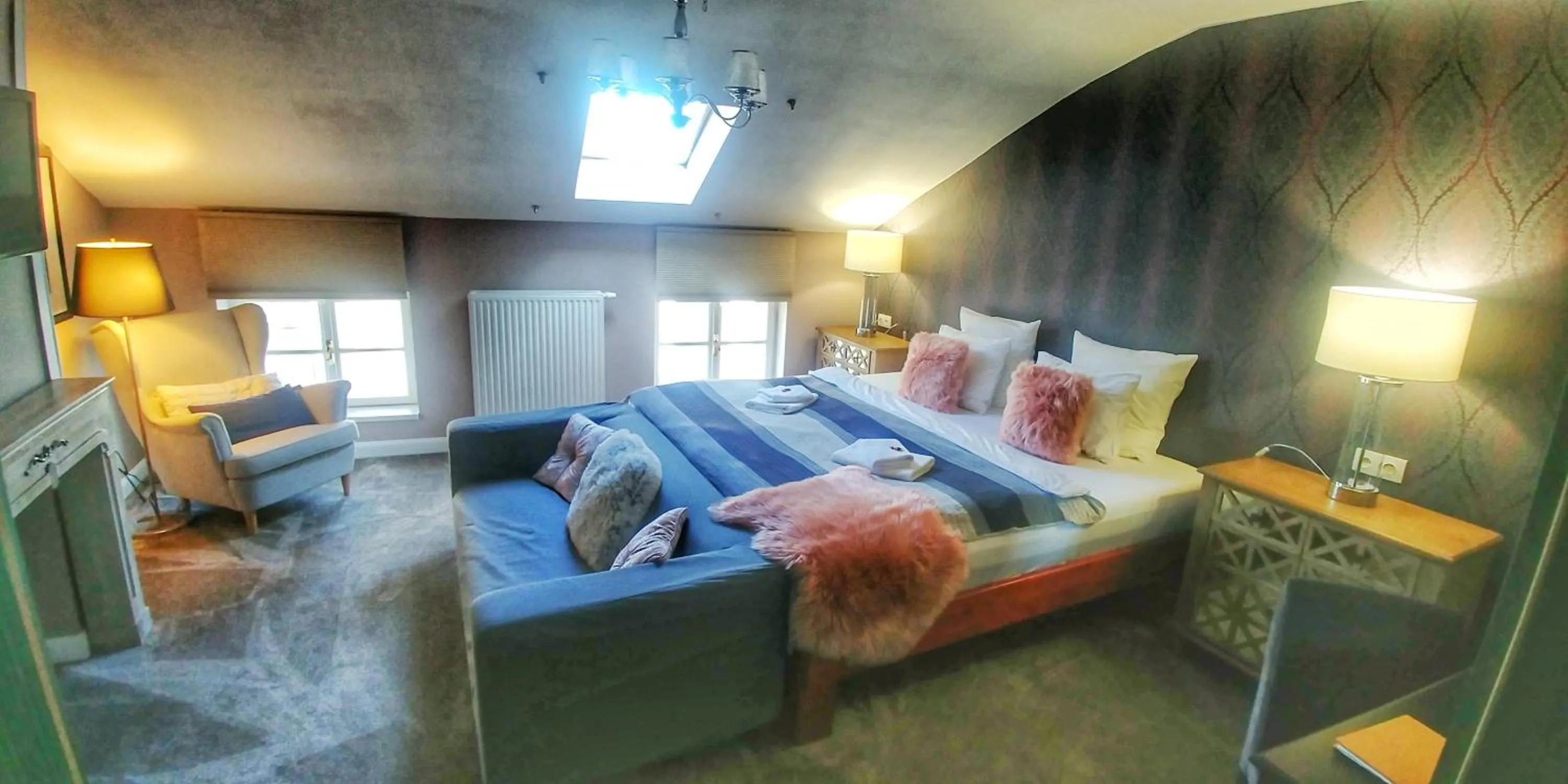 Bed in Hotel Telč