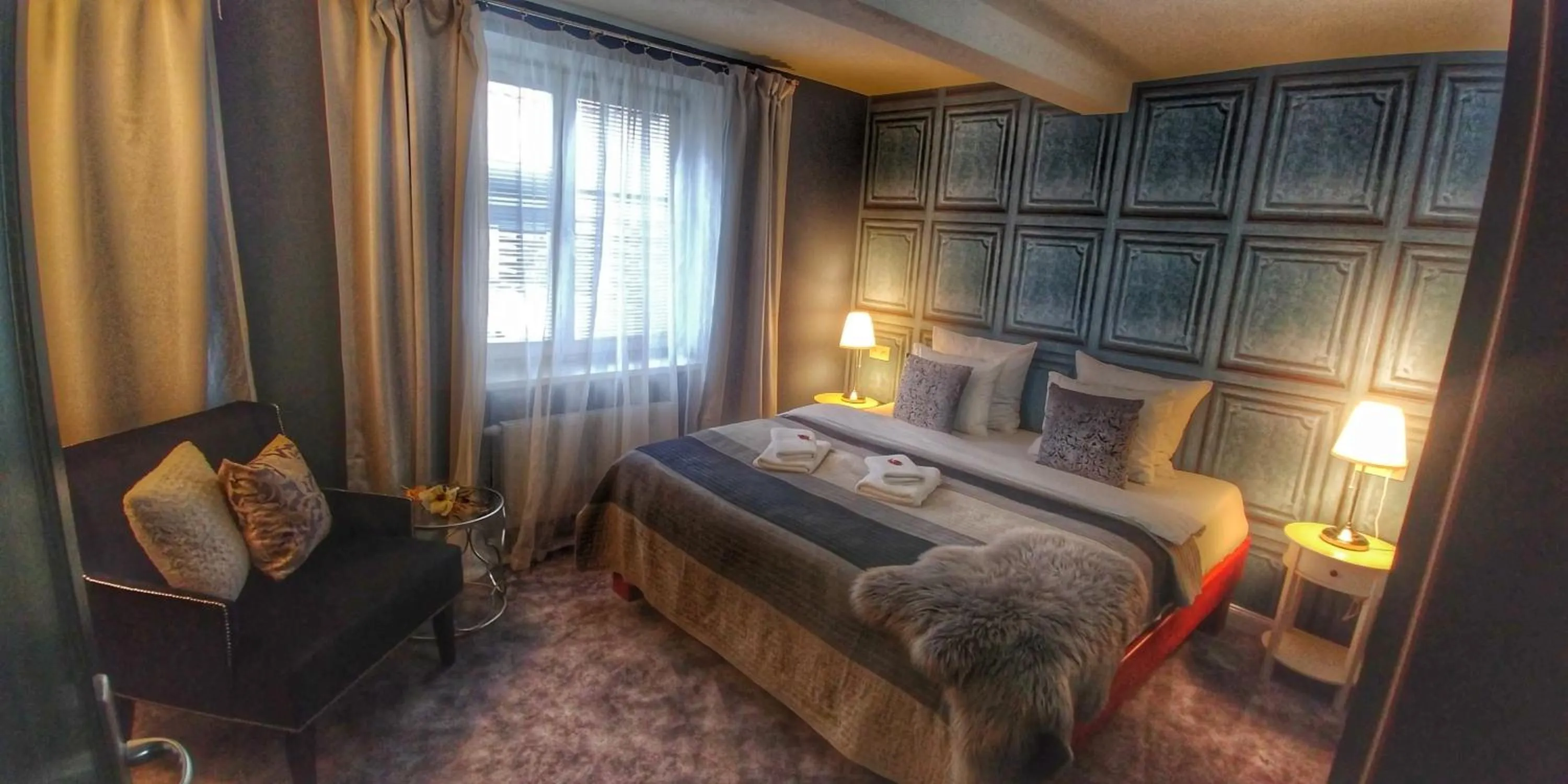 Bed in Hotel Telč