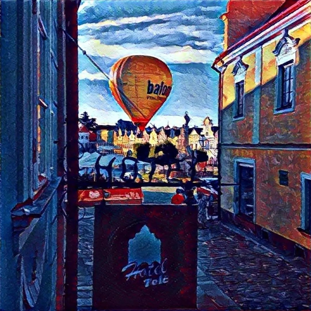Facade/entrance in Hotel Telč