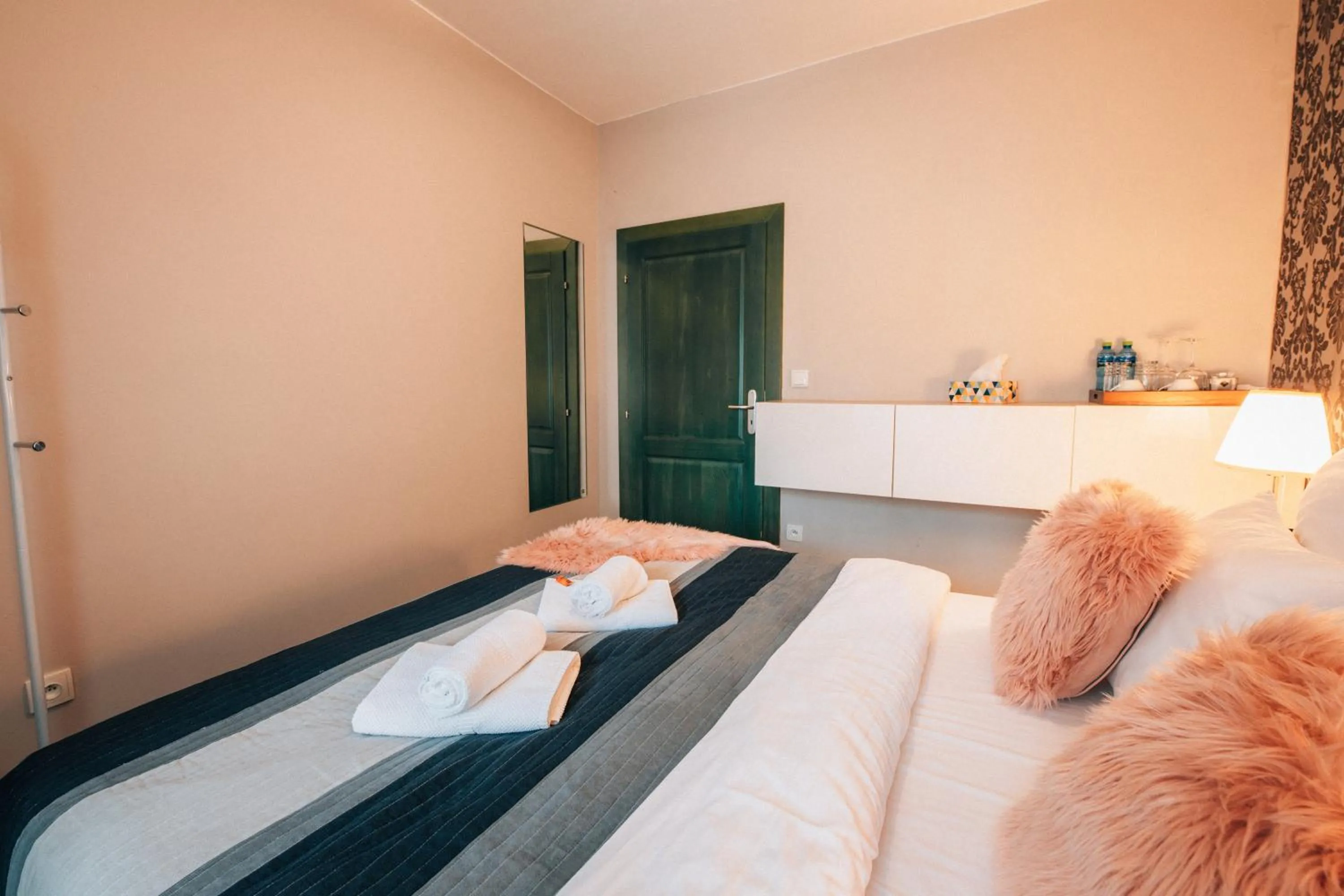 Bed in Hotel Telč