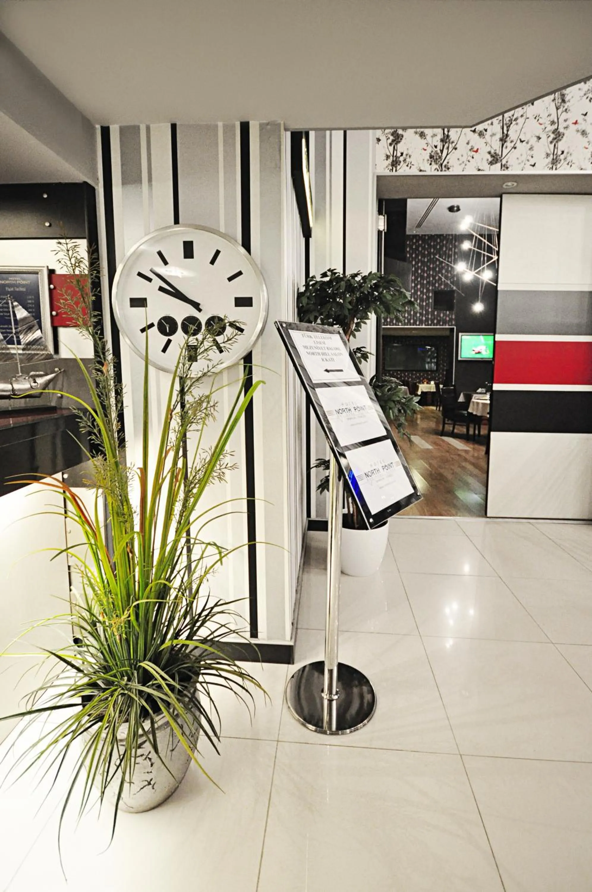 Decorative detail in North Point Hotel