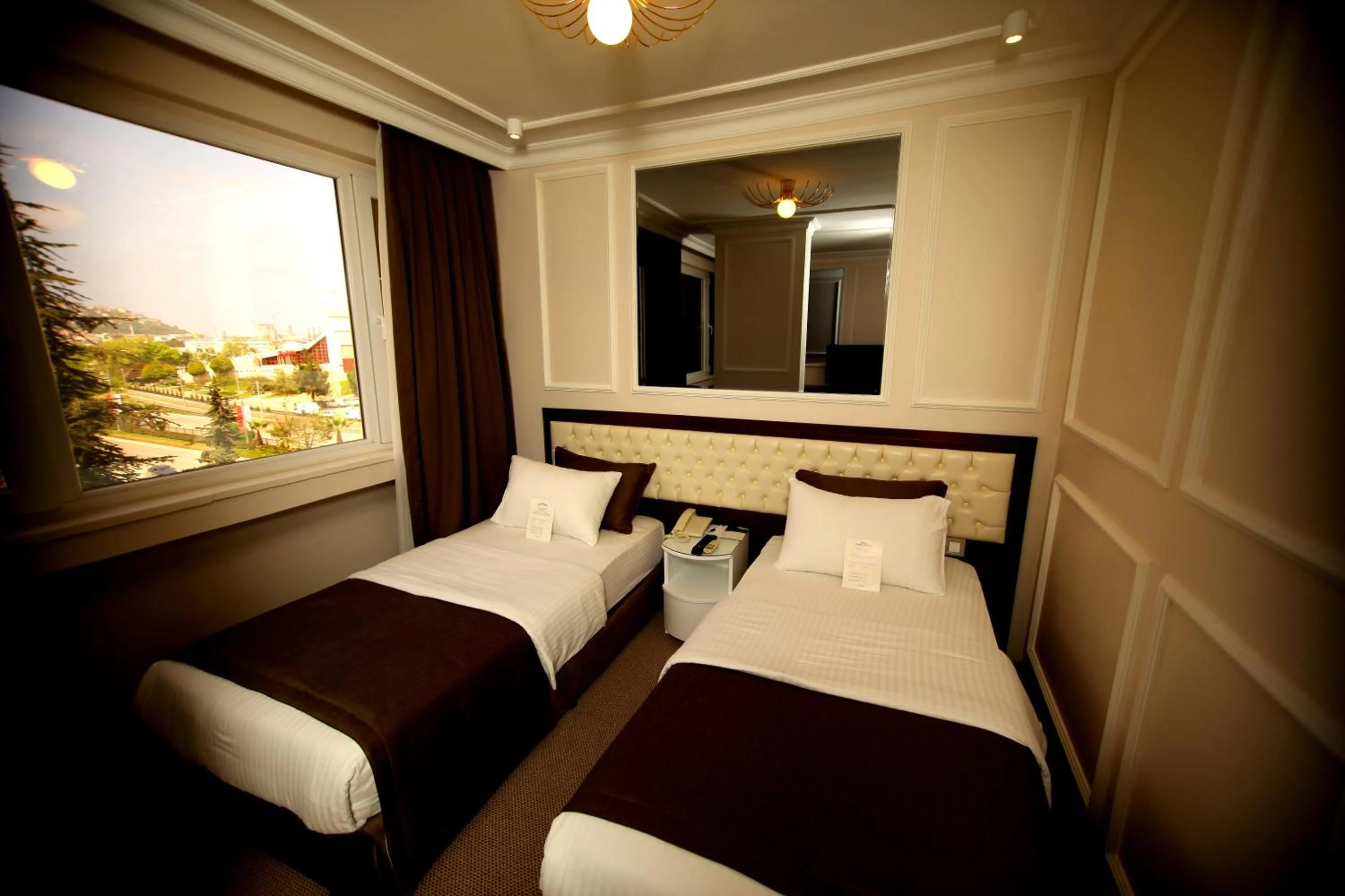 Bed in North Point Hotel