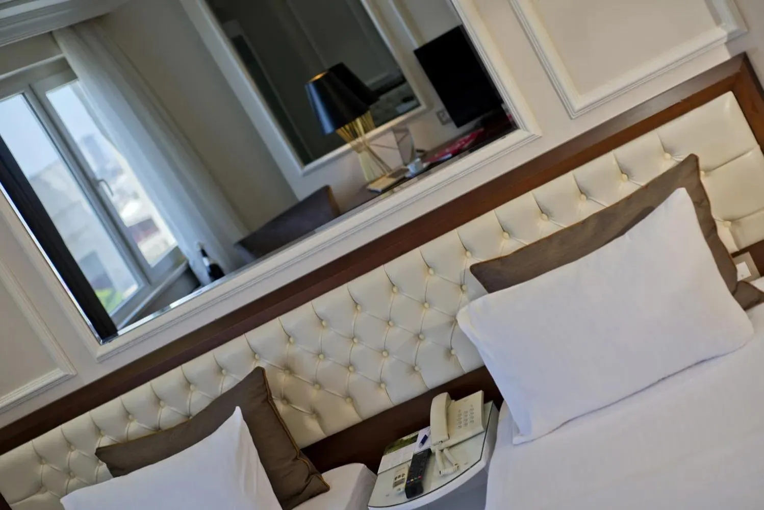 Bed in North Point Hotel