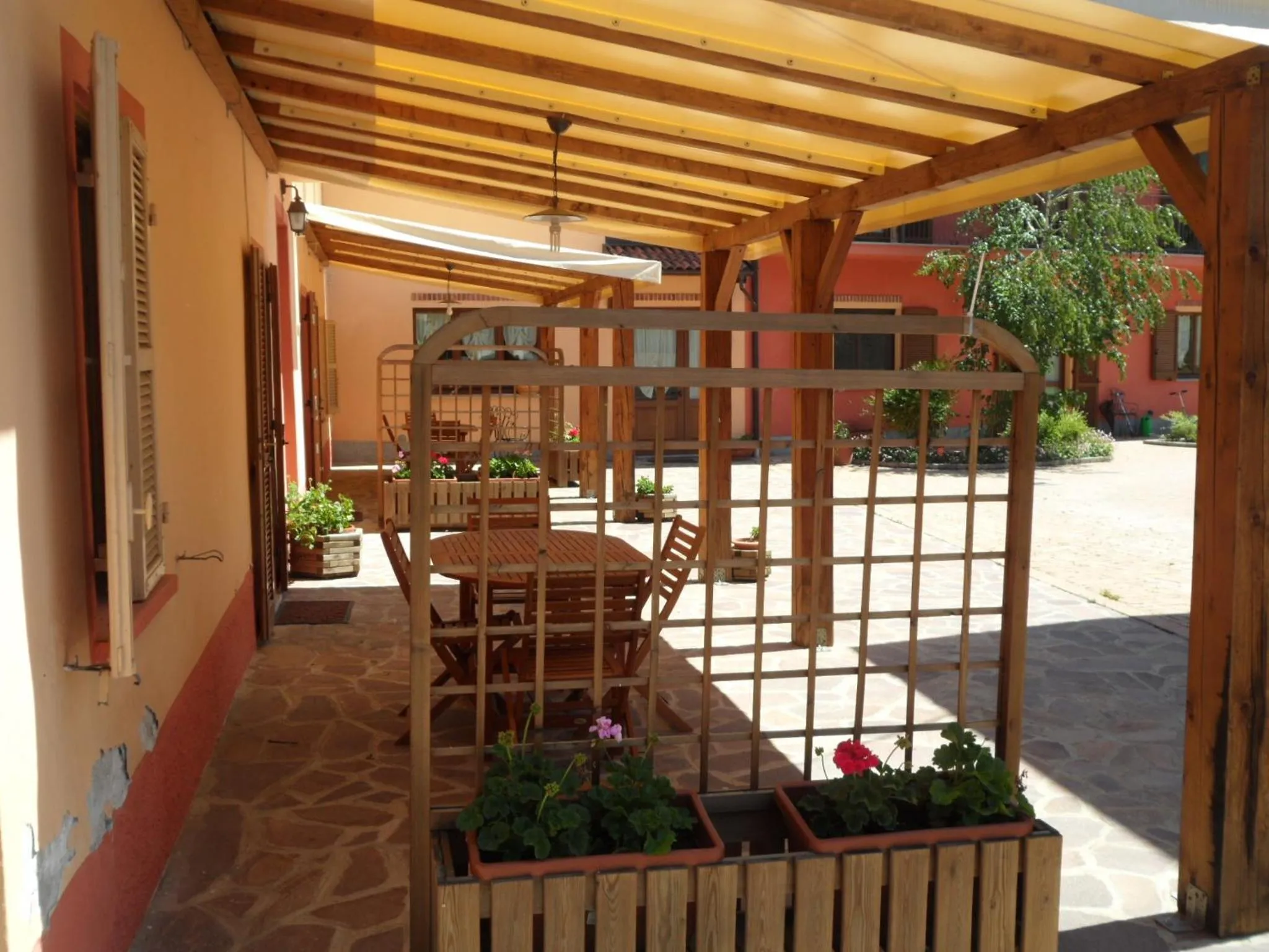 Balcony/Terrace in Agriturismo Isorella