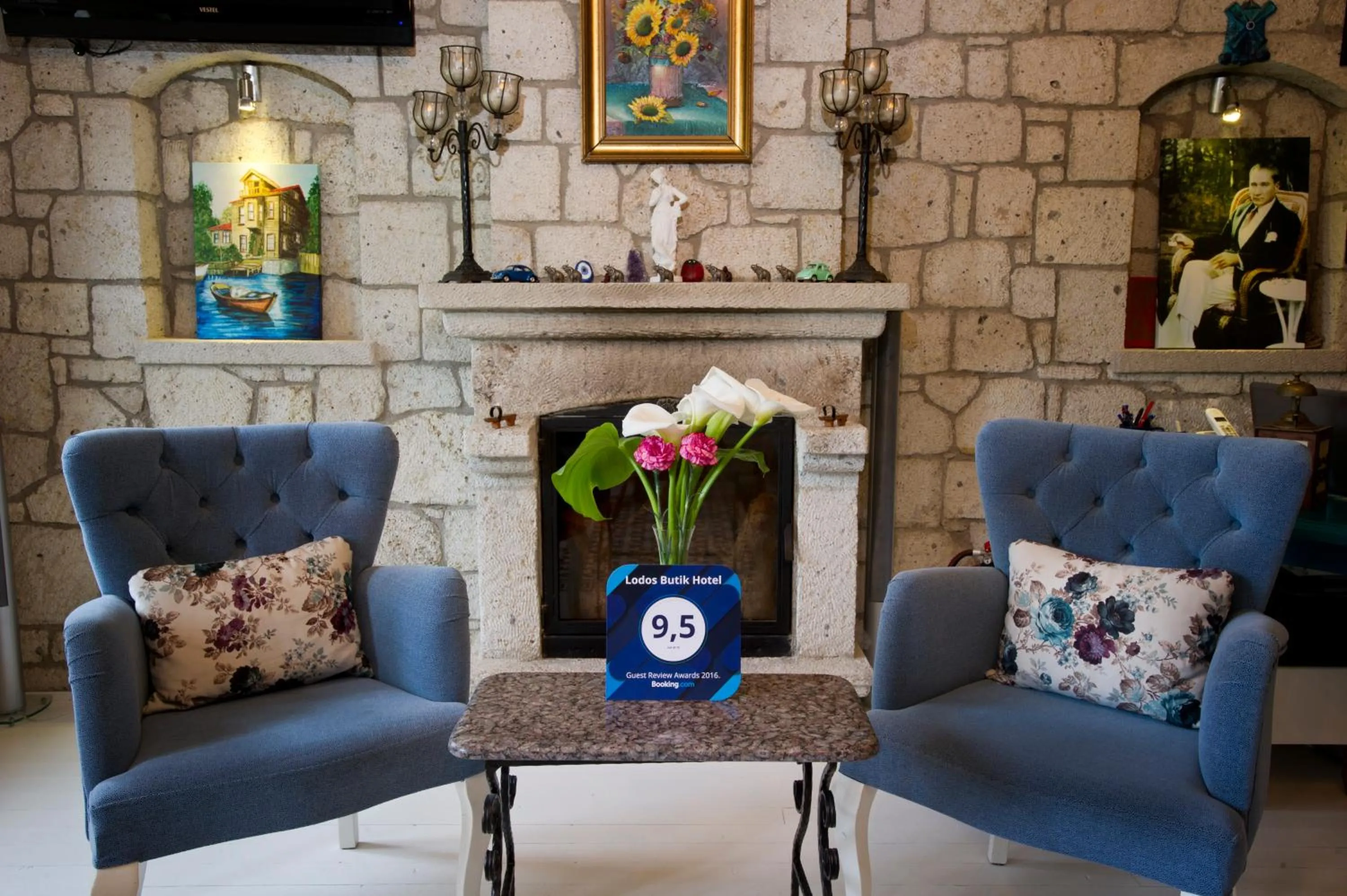 Lobby or reception in Lodos Hotel