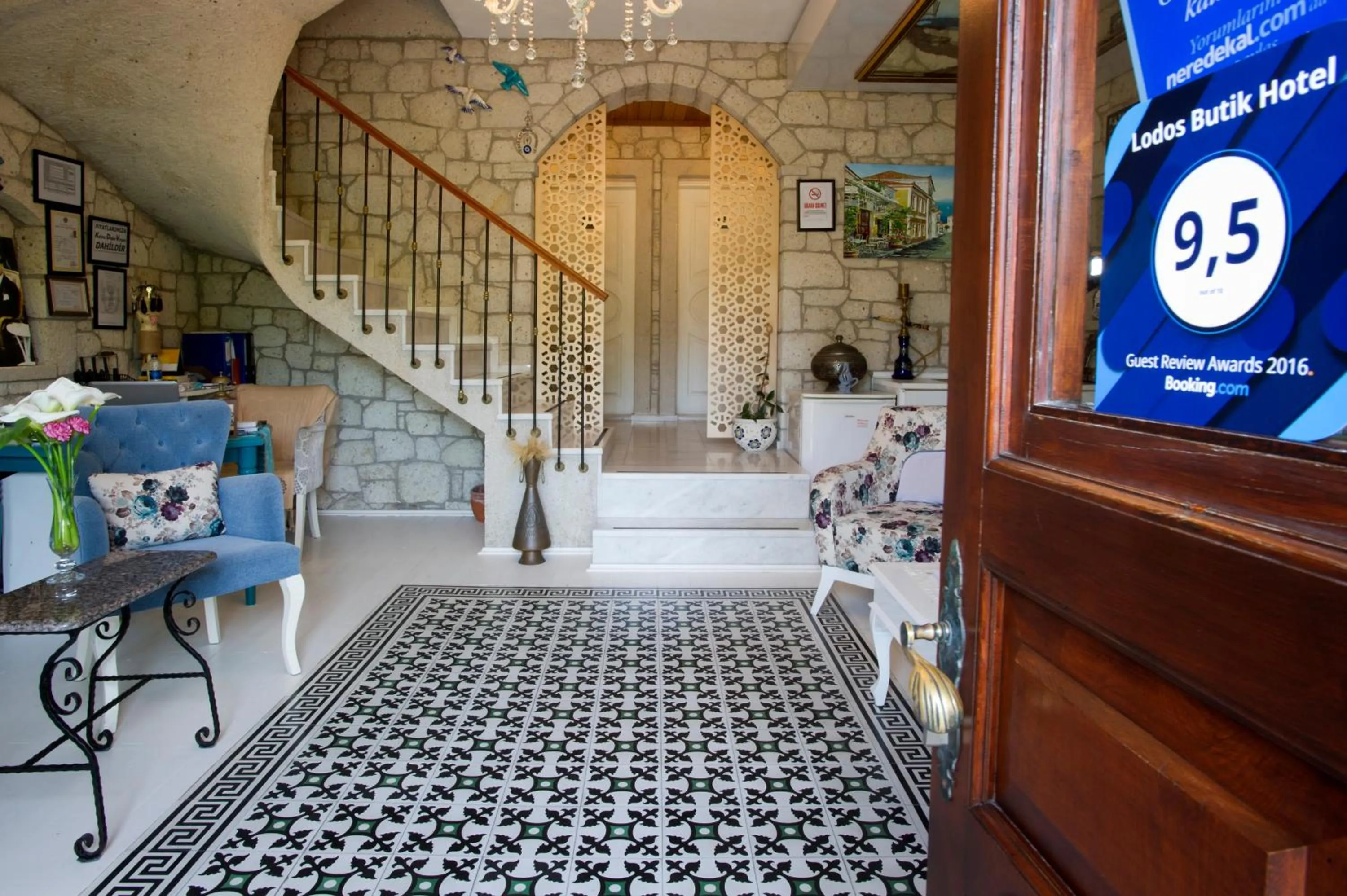 Lobby or reception in Lodos Hotel