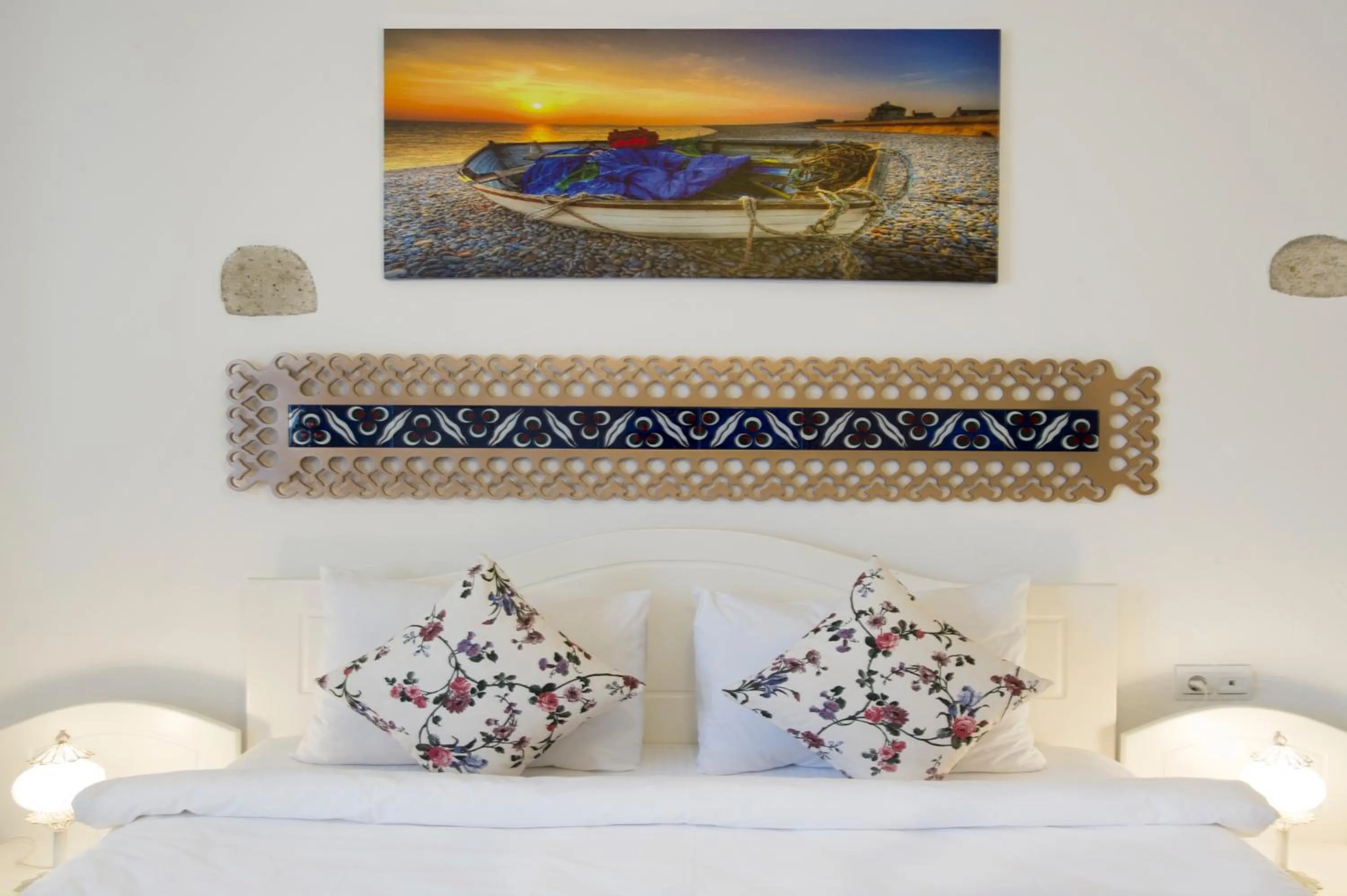 Decorative detail, Bed in Lodos Hotel