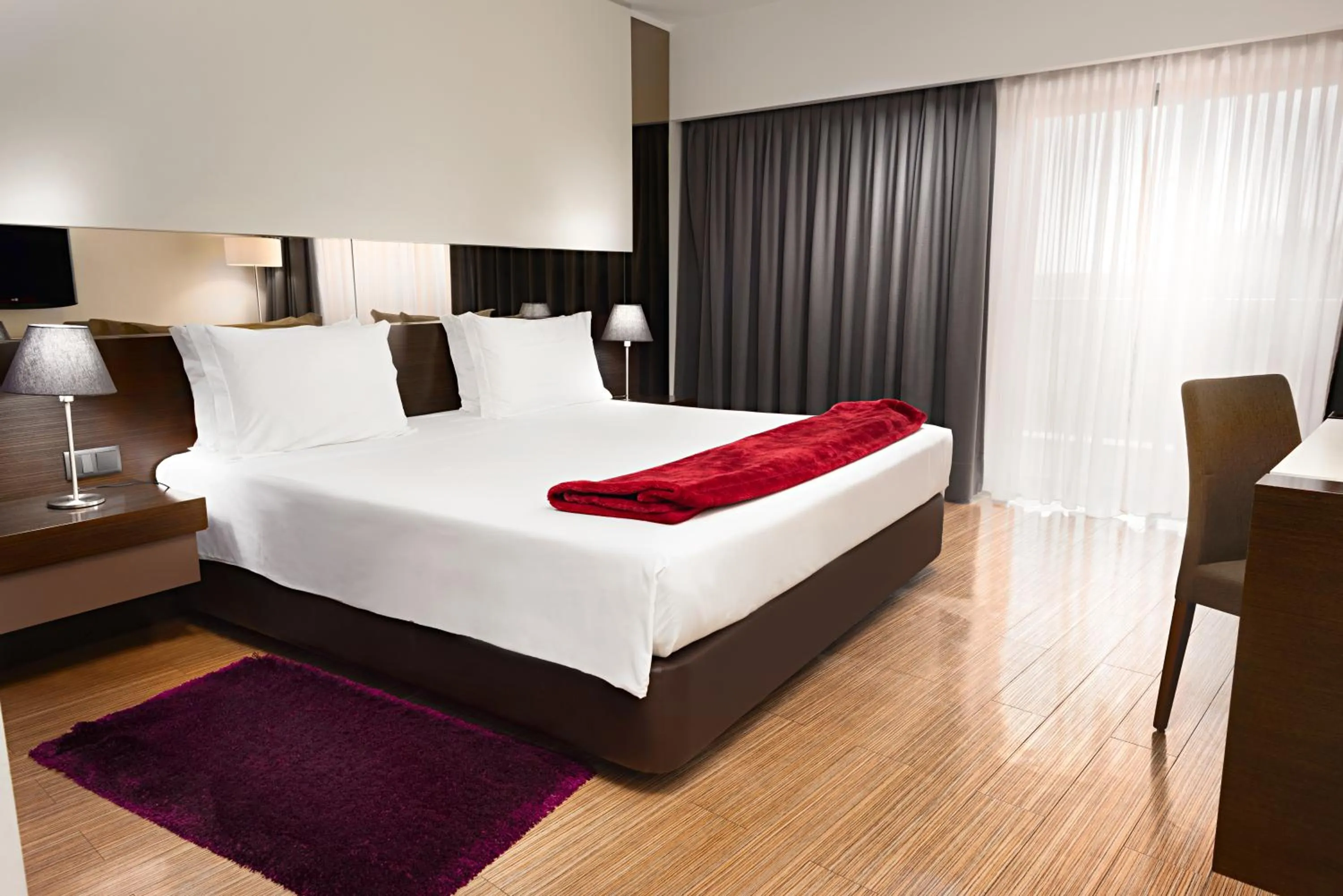 Bedroom, Bed in Hotel dos Zimbros