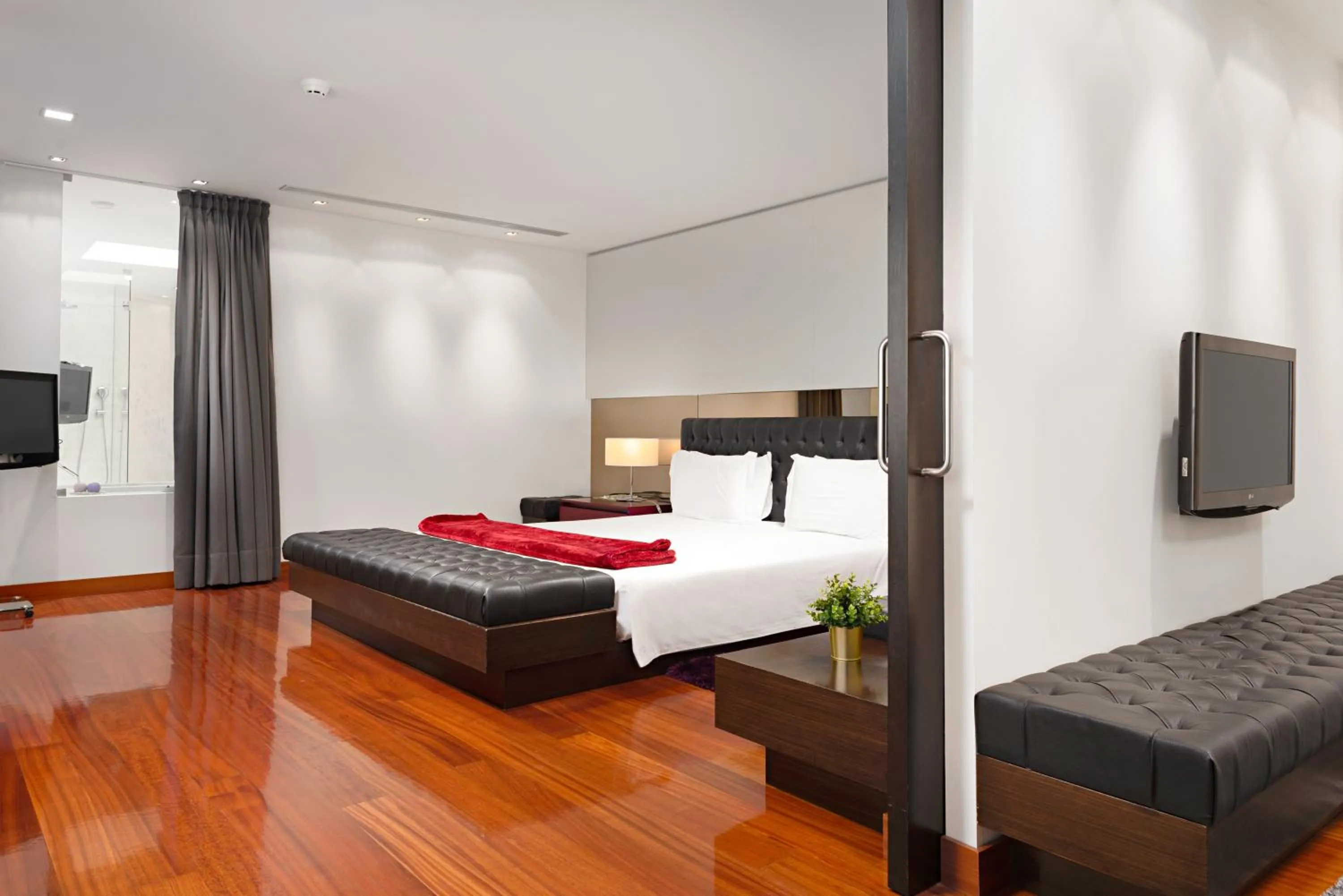 Bedroom, Bed in Hotel dos Zimbros