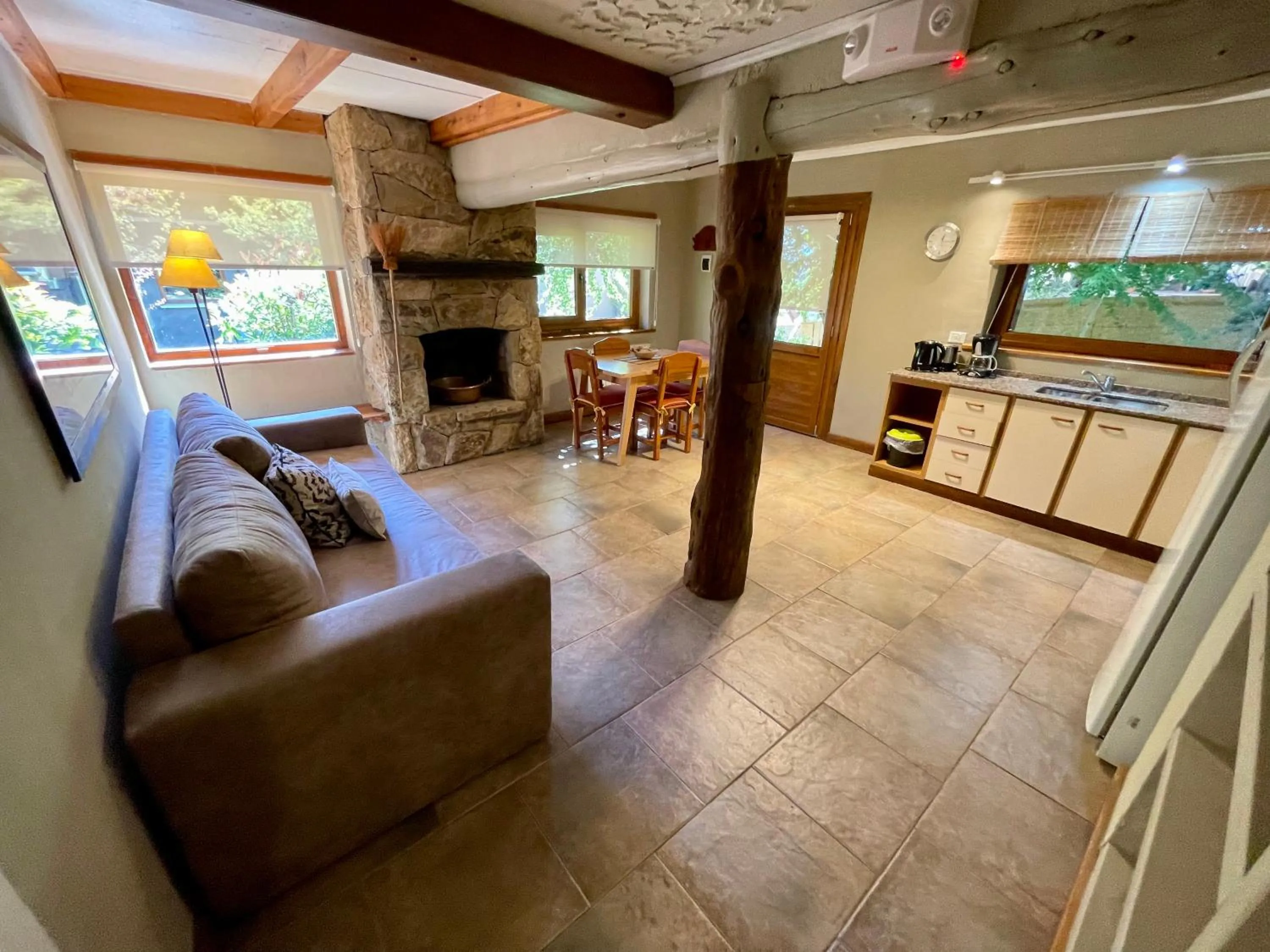 Communal lounge/ TV room in Las Marianas Hotel