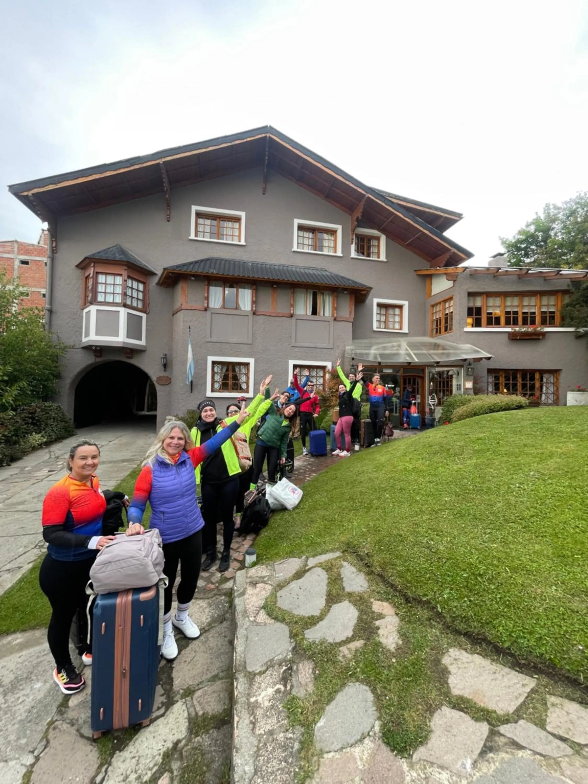 People in Las Marianas Hotel