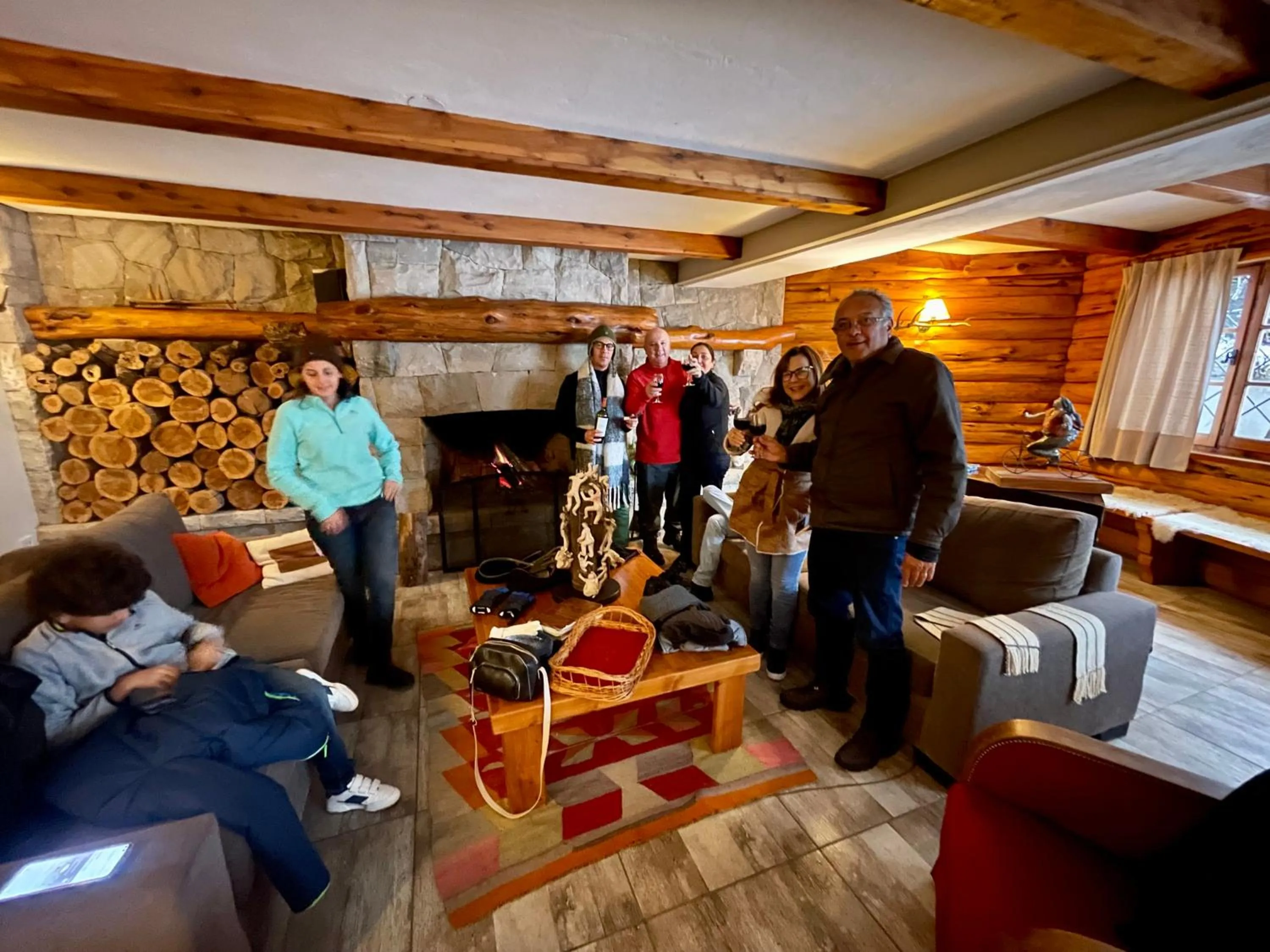 People in Las Marianas Hotel