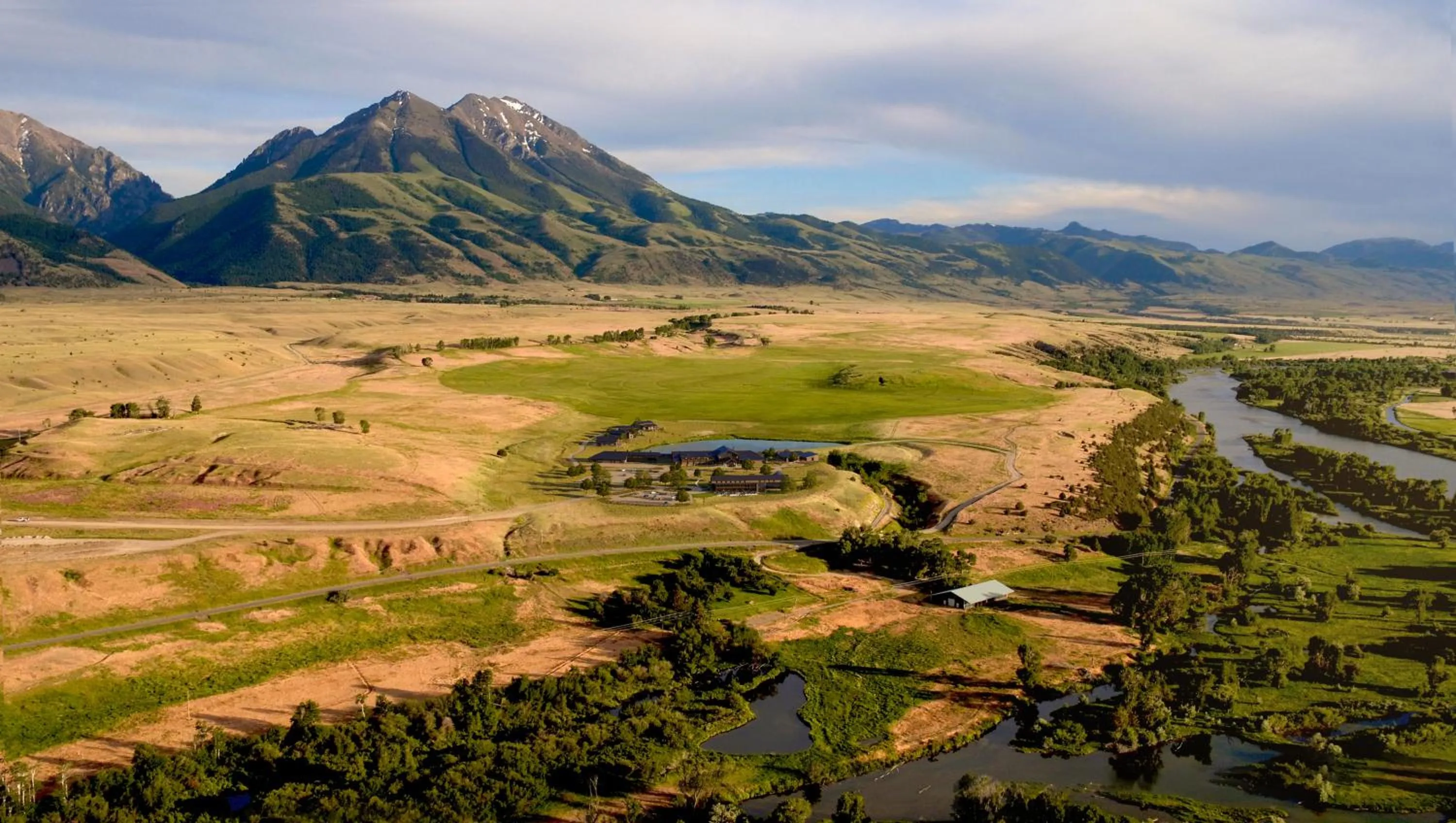 Bird's eye view in Sage Lodge