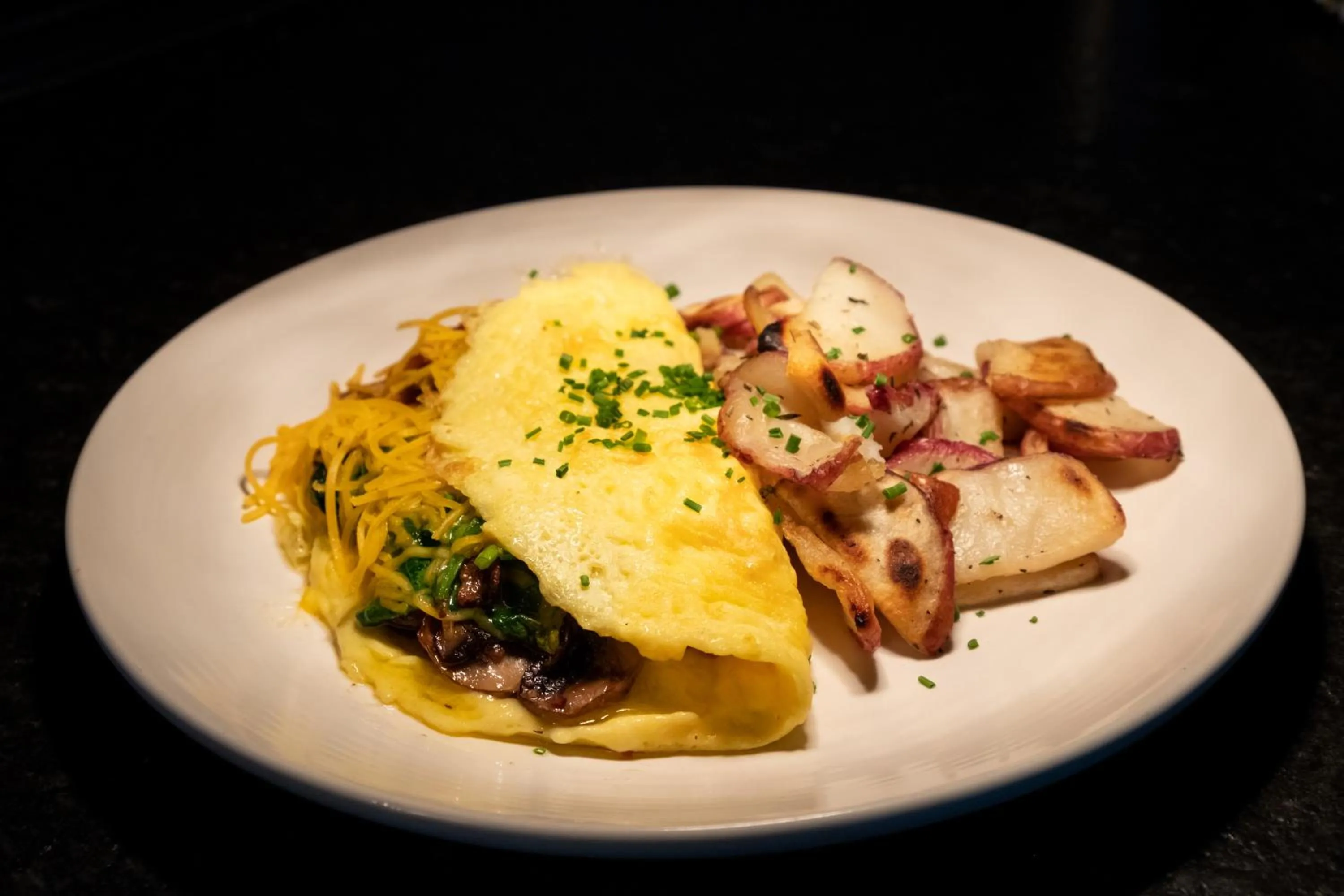 Food close-up in Sage Lodge