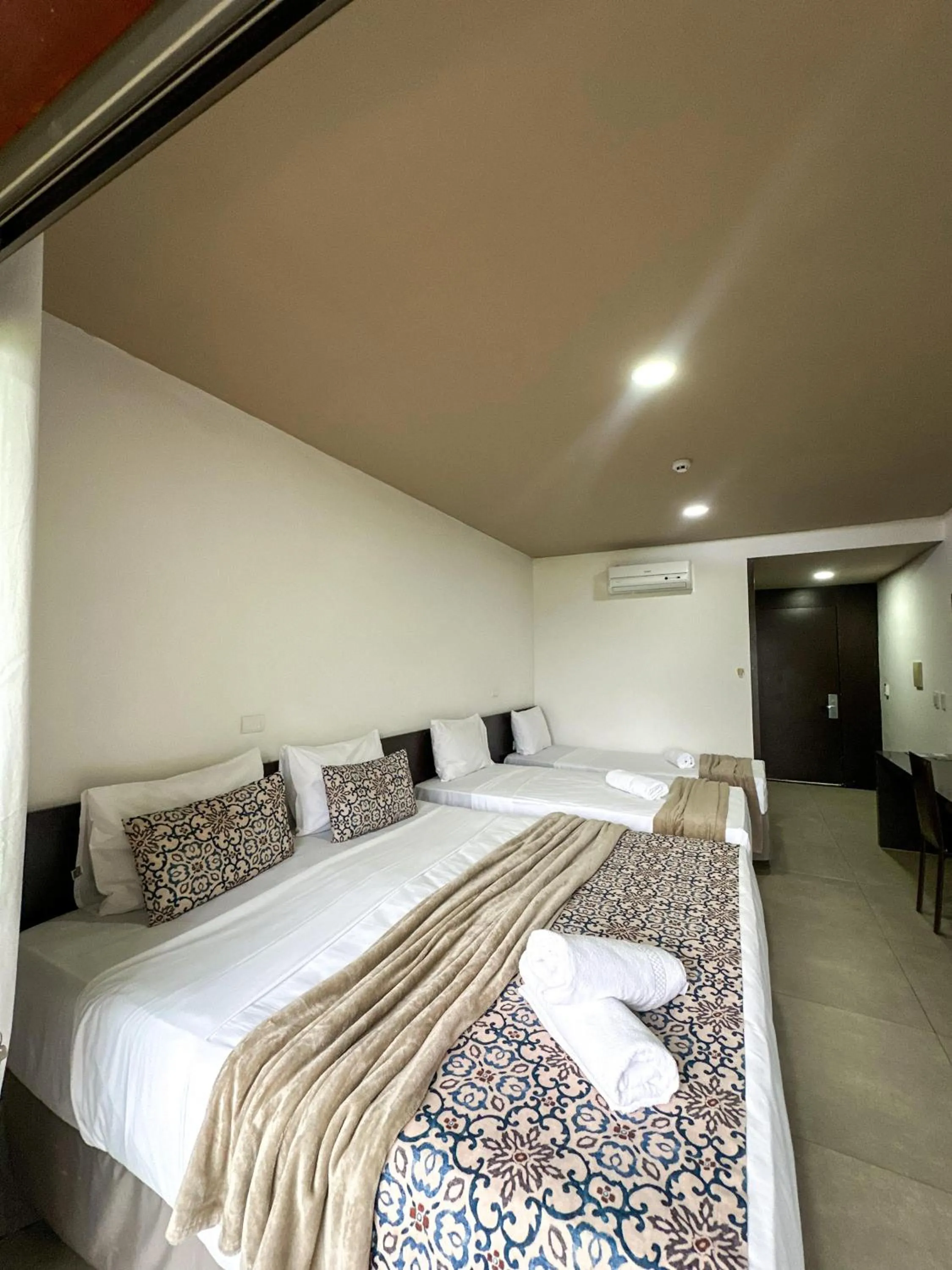 Bed in Hotel Fazenda Monte Castelo