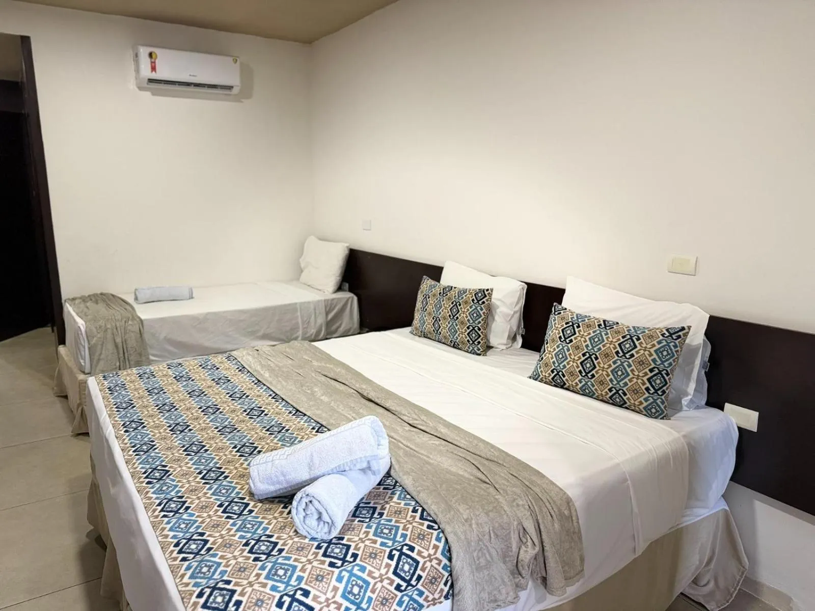 Bed in Hotel Fazenda Monte Castelo