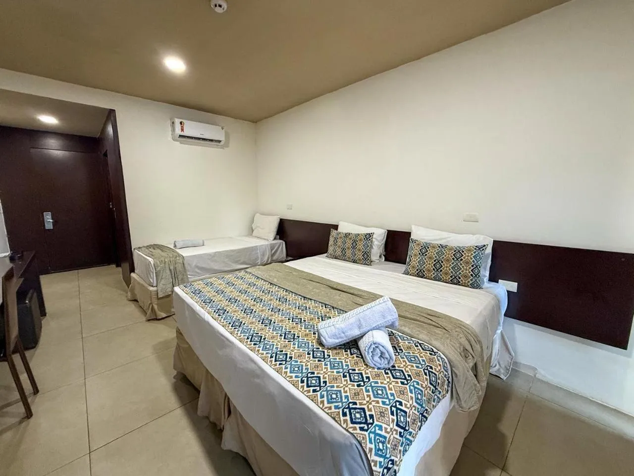 Bed in Hotel Fazenda Monte Castelo