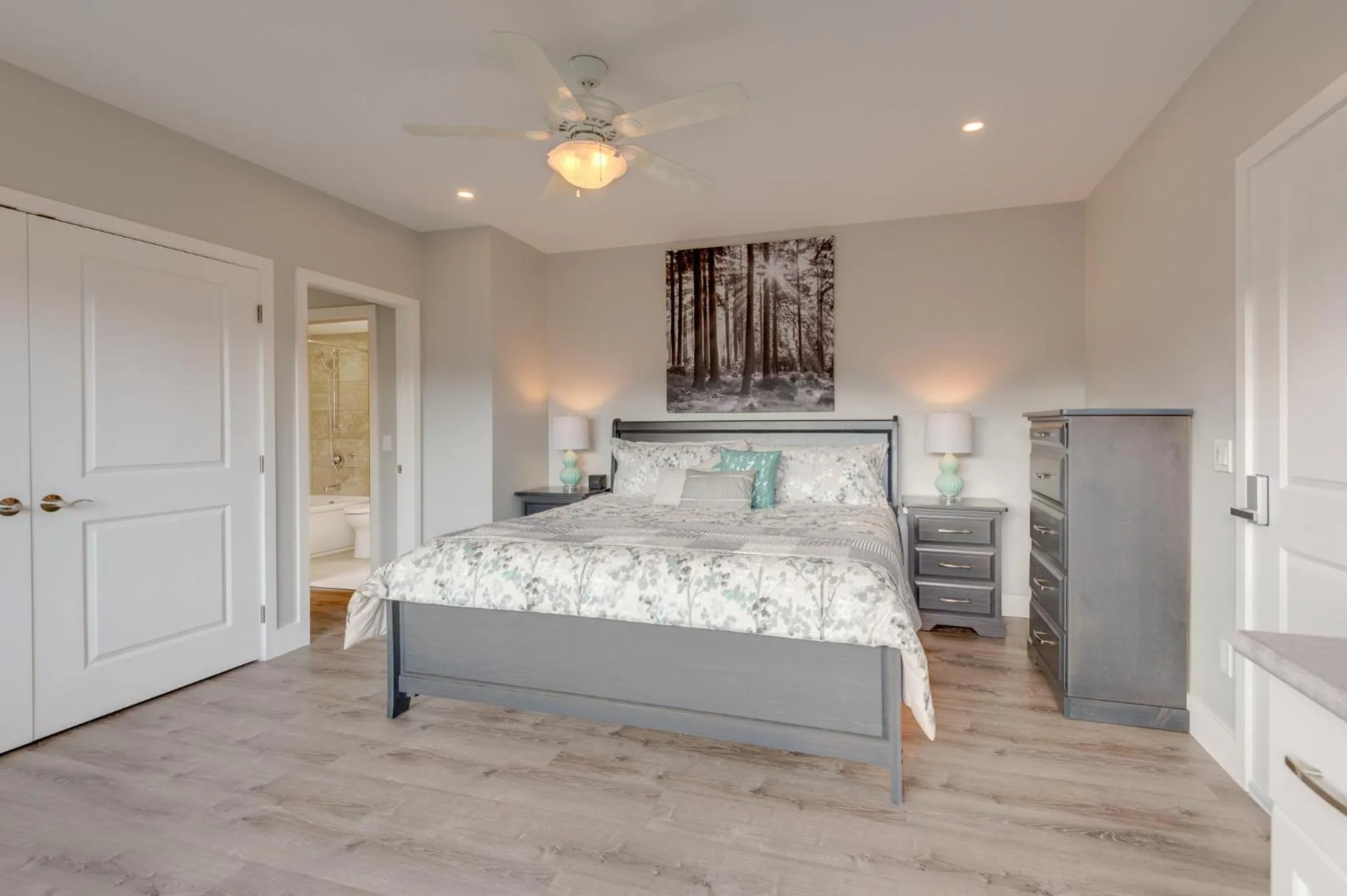 Bed in Adela's Bed and Breakfast