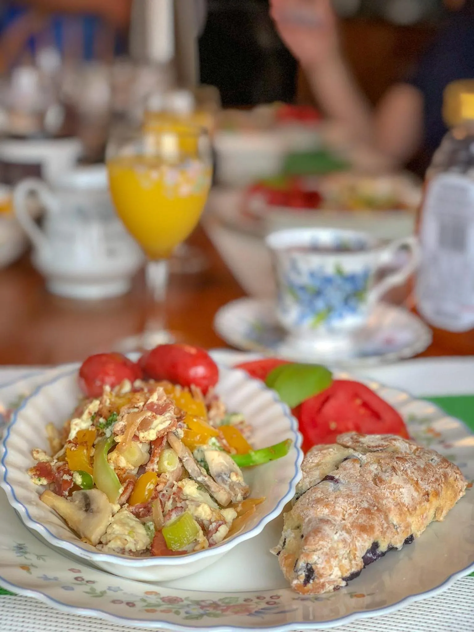 Food and drinks in Adela's Bed and Breakfast