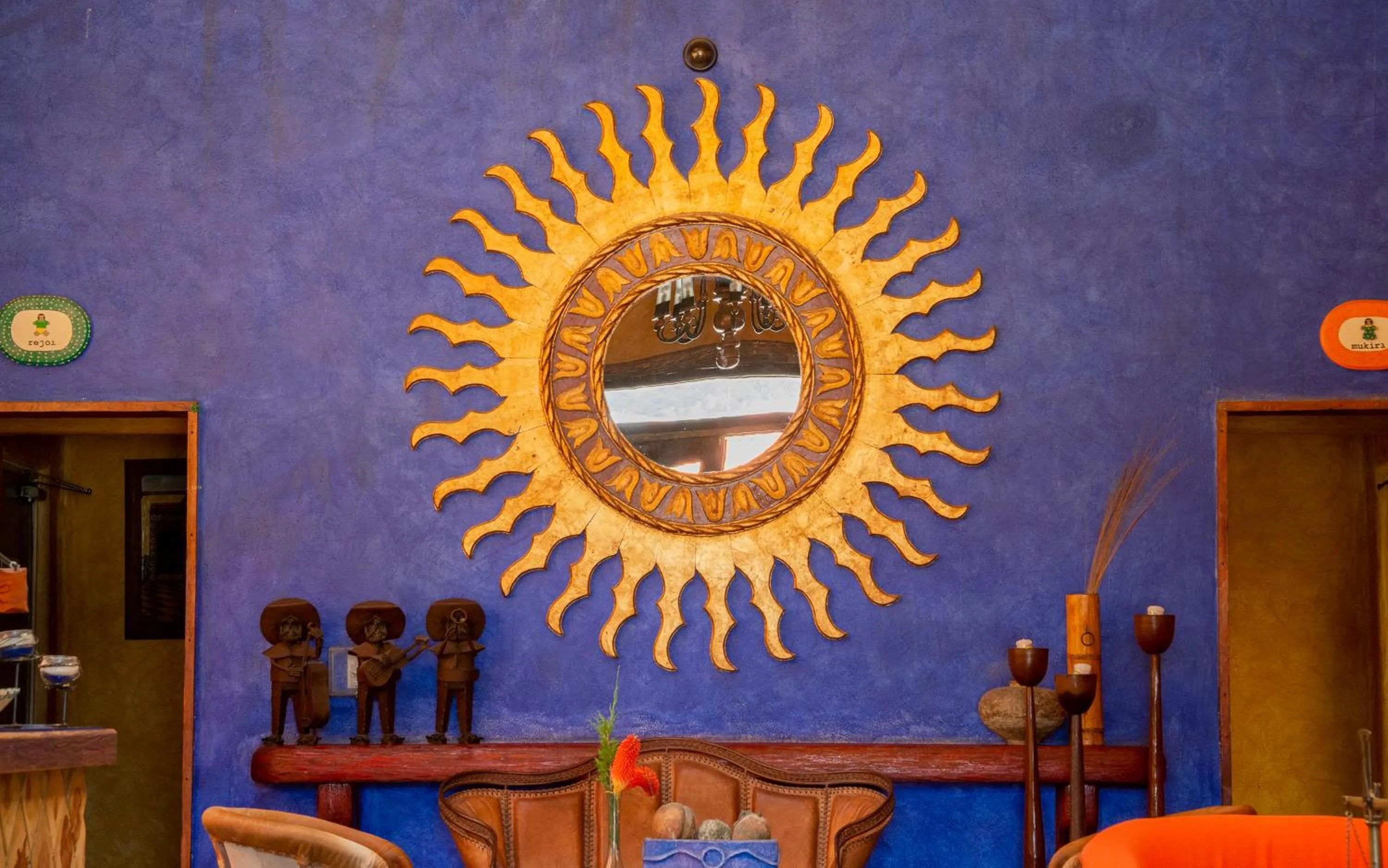 Lobby or reception in Villa Mexicana Creel Mountain Lodge