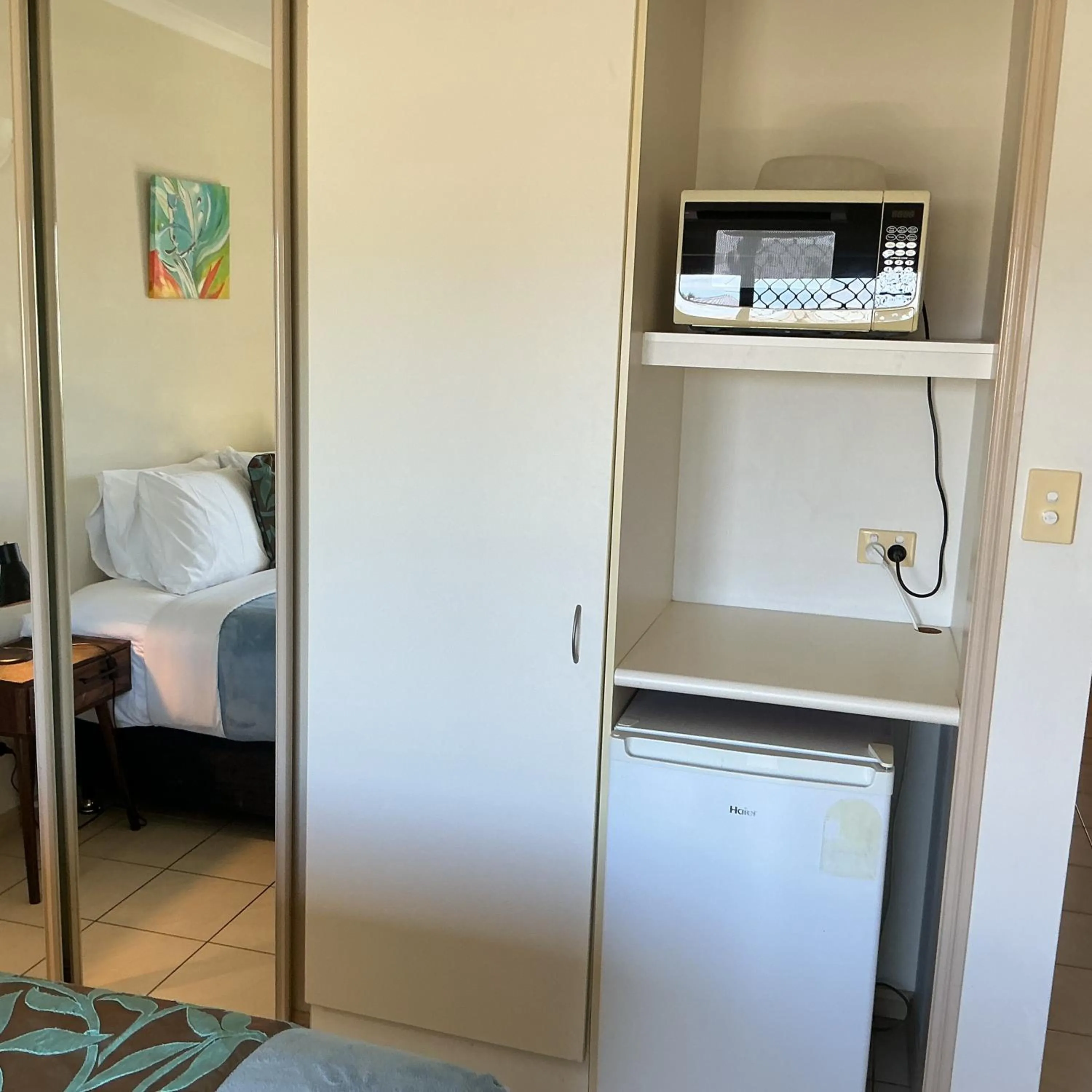 Bed in Mission Reef Resort