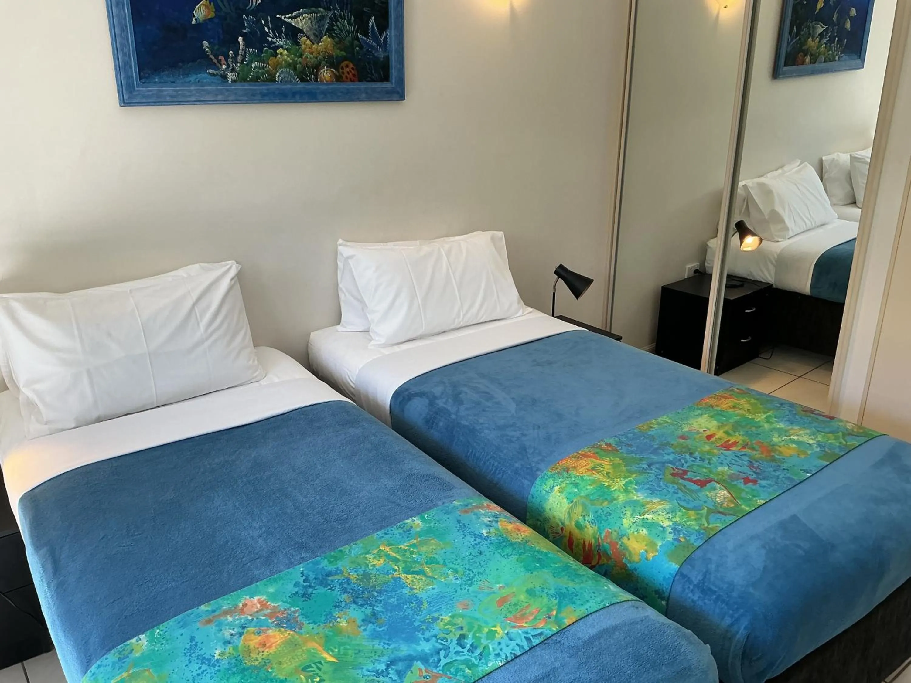 Bed in Mission Reef Resort