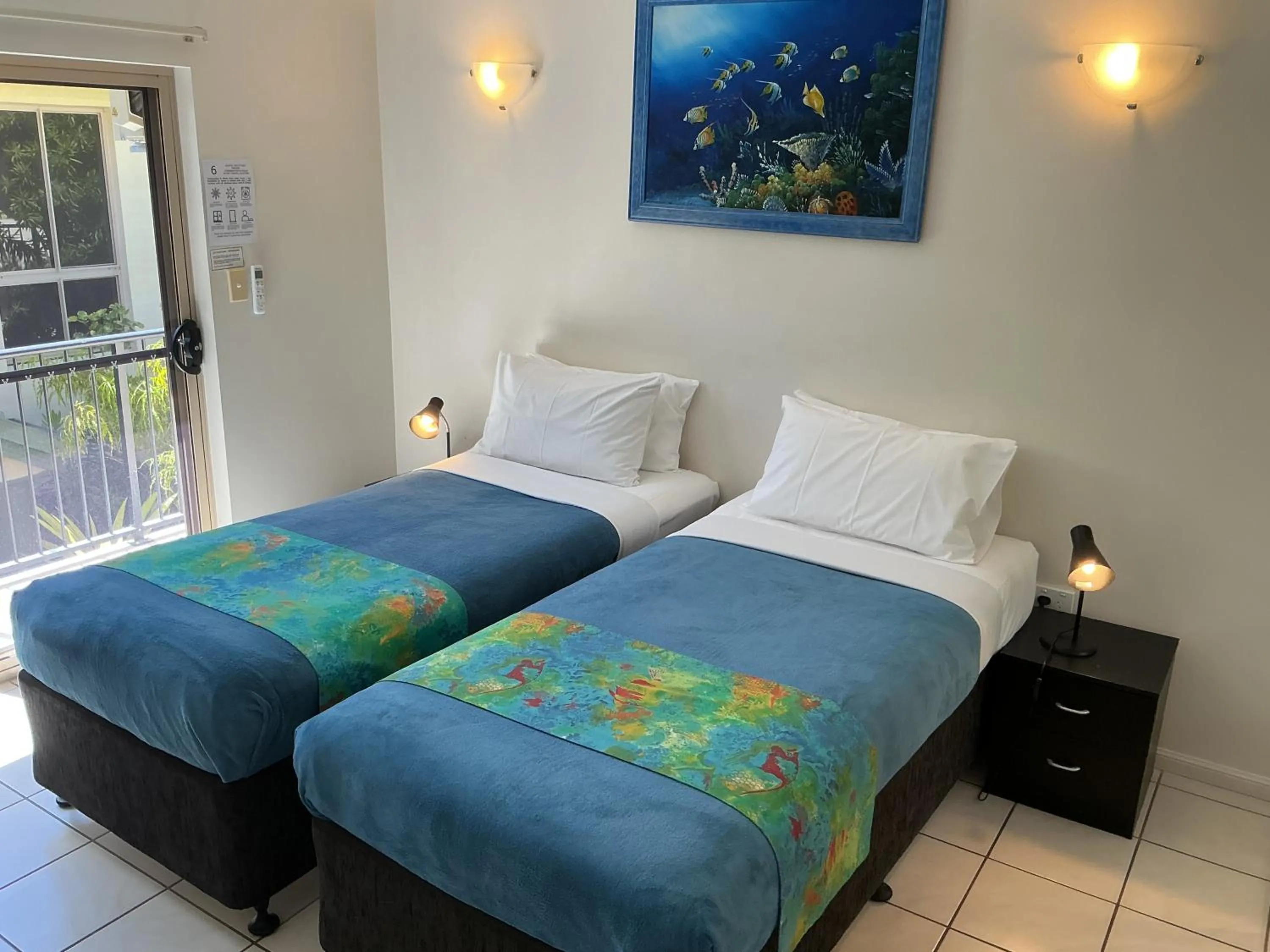 Bed in Mission Reef Resort