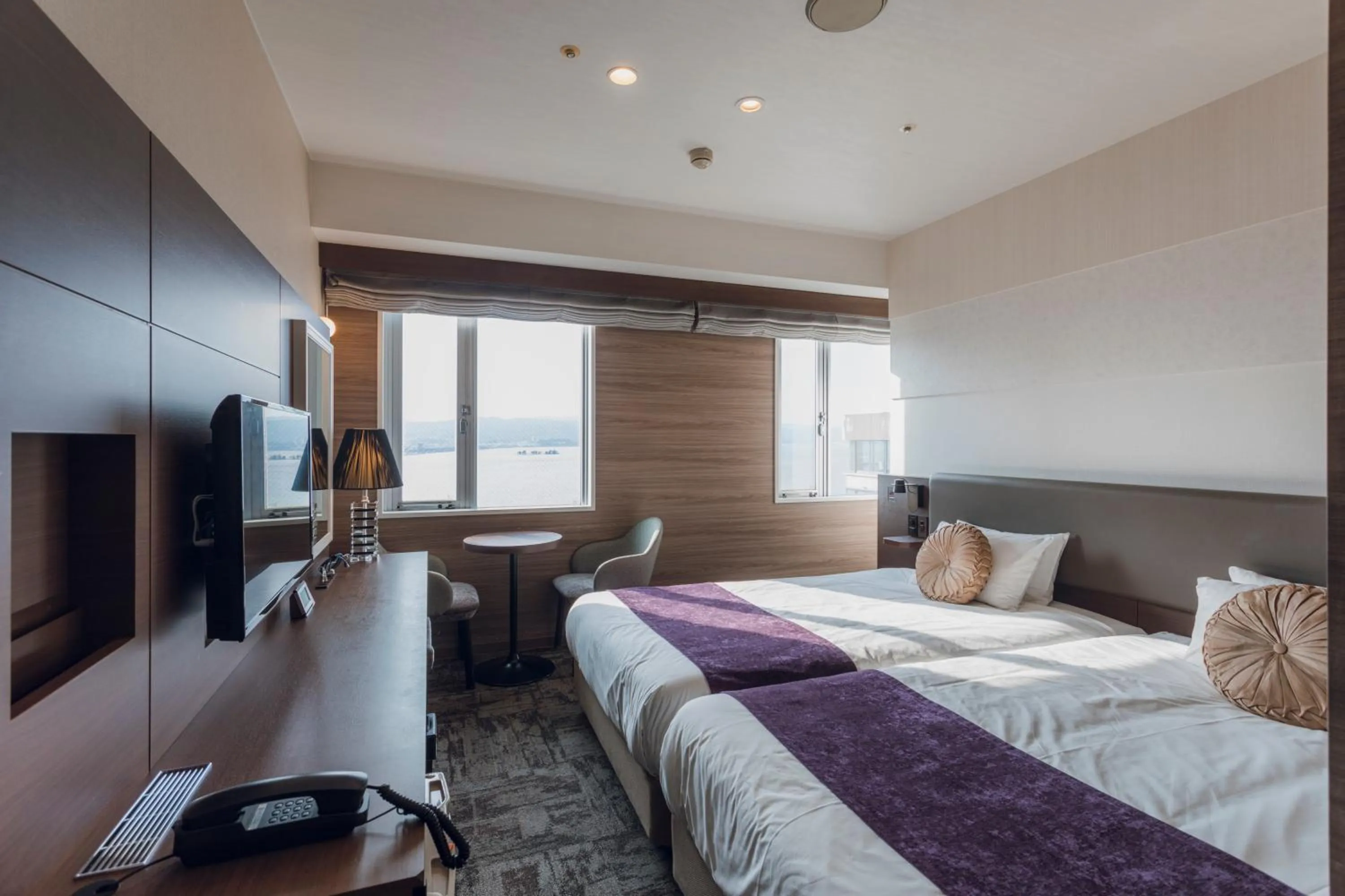 Bed in Matsue New Urban Hotel
