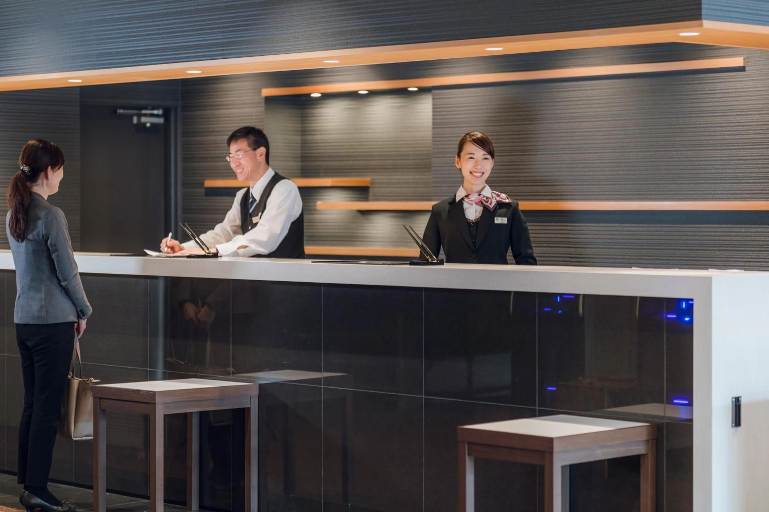 Lobby or reception in Matsue New Urban Hotel