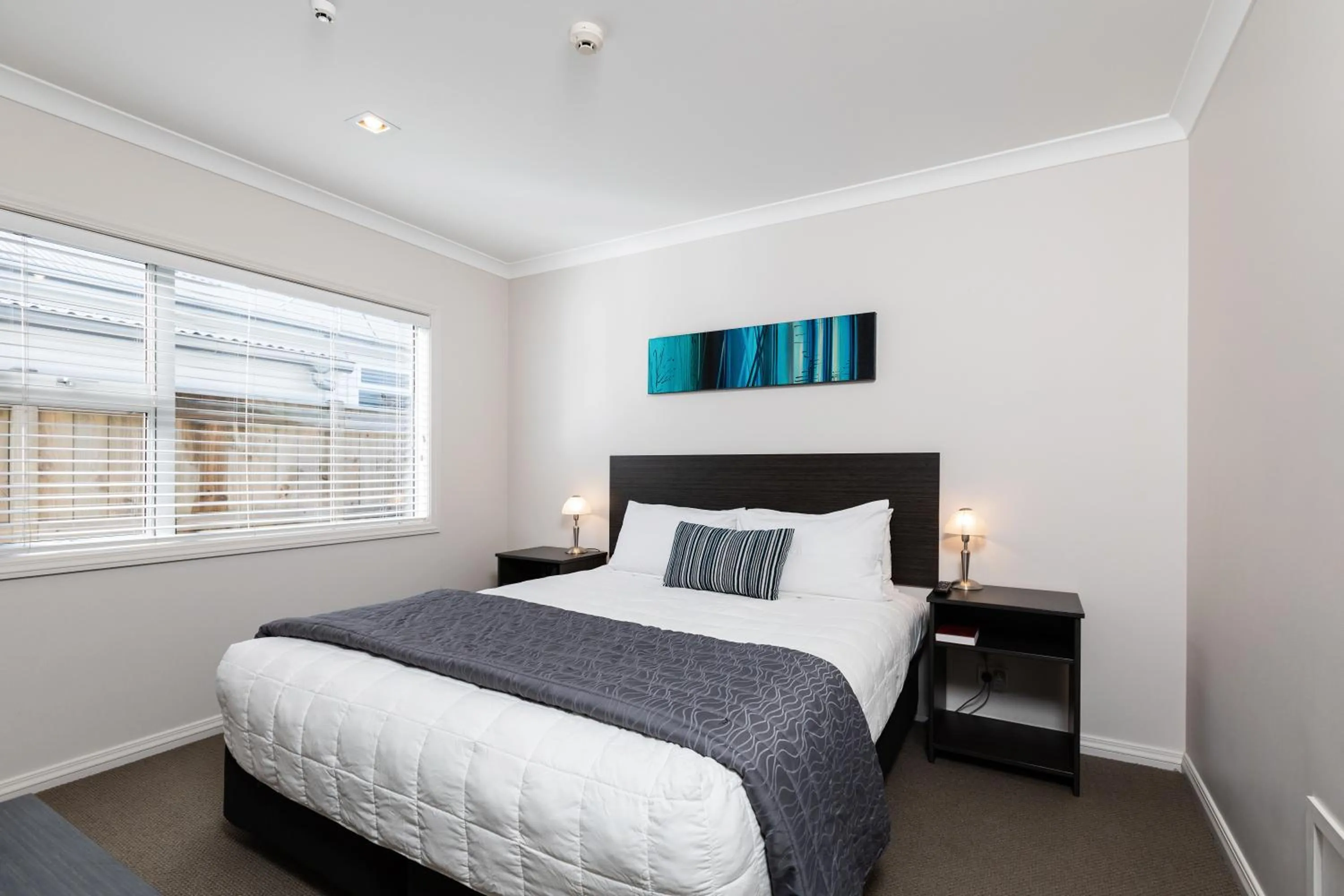 Bed in Beach Street Motel Apartments