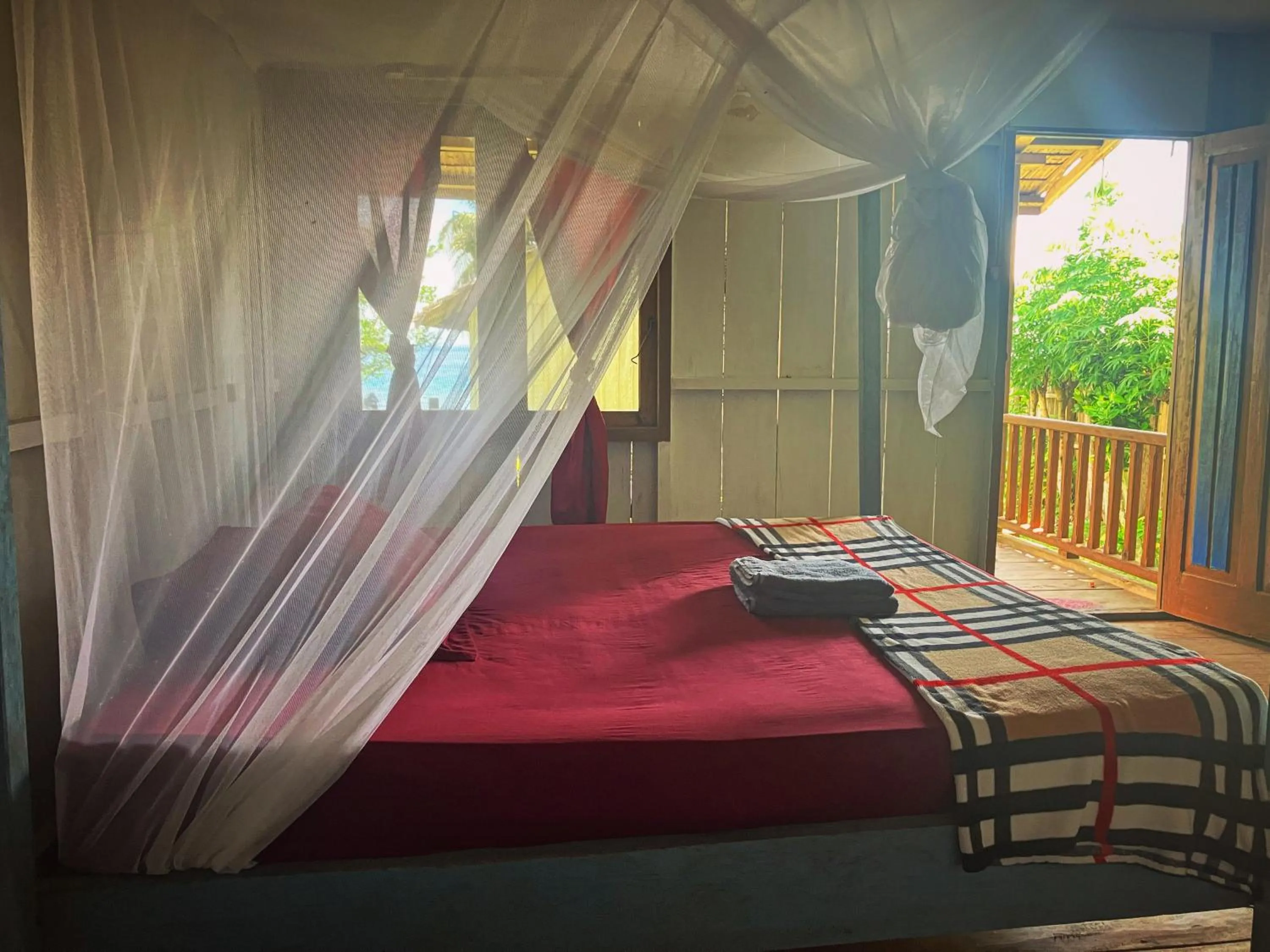 Bed in Pristine Paradise Dive Resort - Togean Islands, Una Una