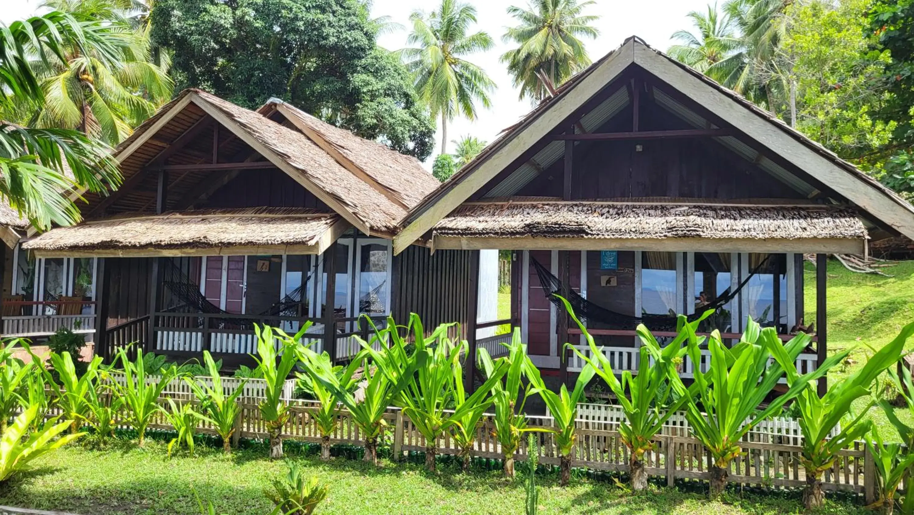 Deluxe Double Room with Balcony and Sea View in Pristine Paradise Dive Resort - Togean Islands, Una Una Deluxe Double Room with Balcony and Sea View in Pristine Paradise Dive Resort - Togean Islands, Una Una