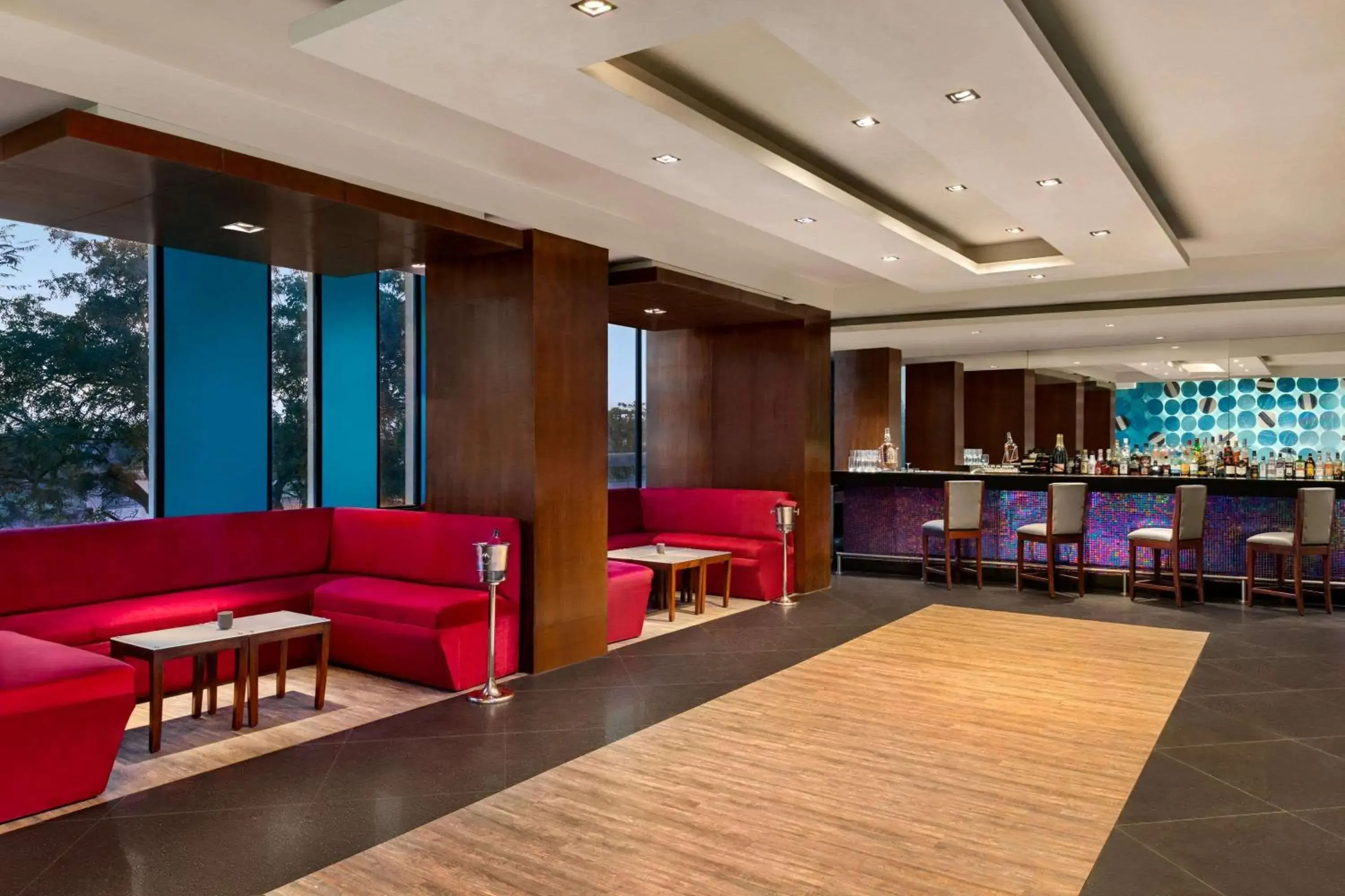 Lounge or bar in Ramada by Wyndham Jaipur North Lounge or bar in Ramada by Wyndham Jaipur North