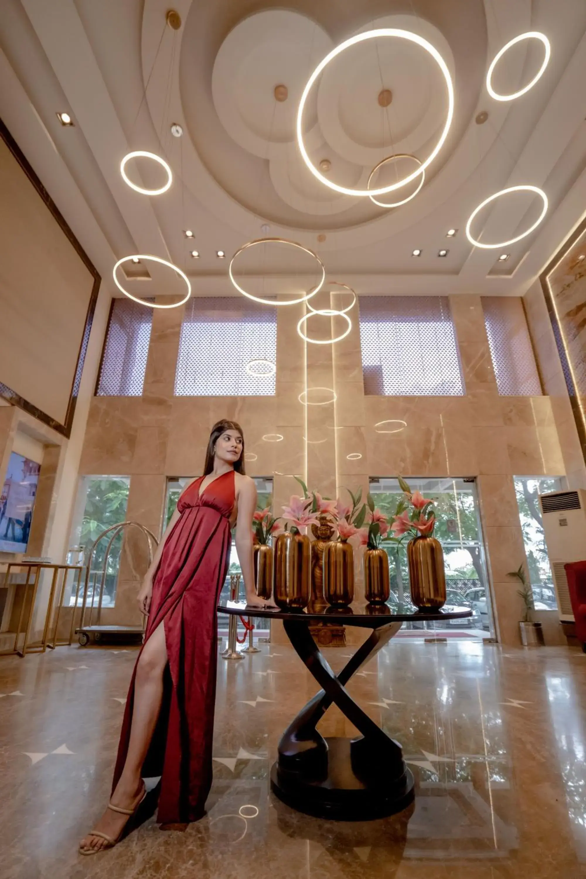 Lobby or reception in Ramada by Wyndham Jaipur North Lobby or reception in Ramada by Wyndham Jaipur North